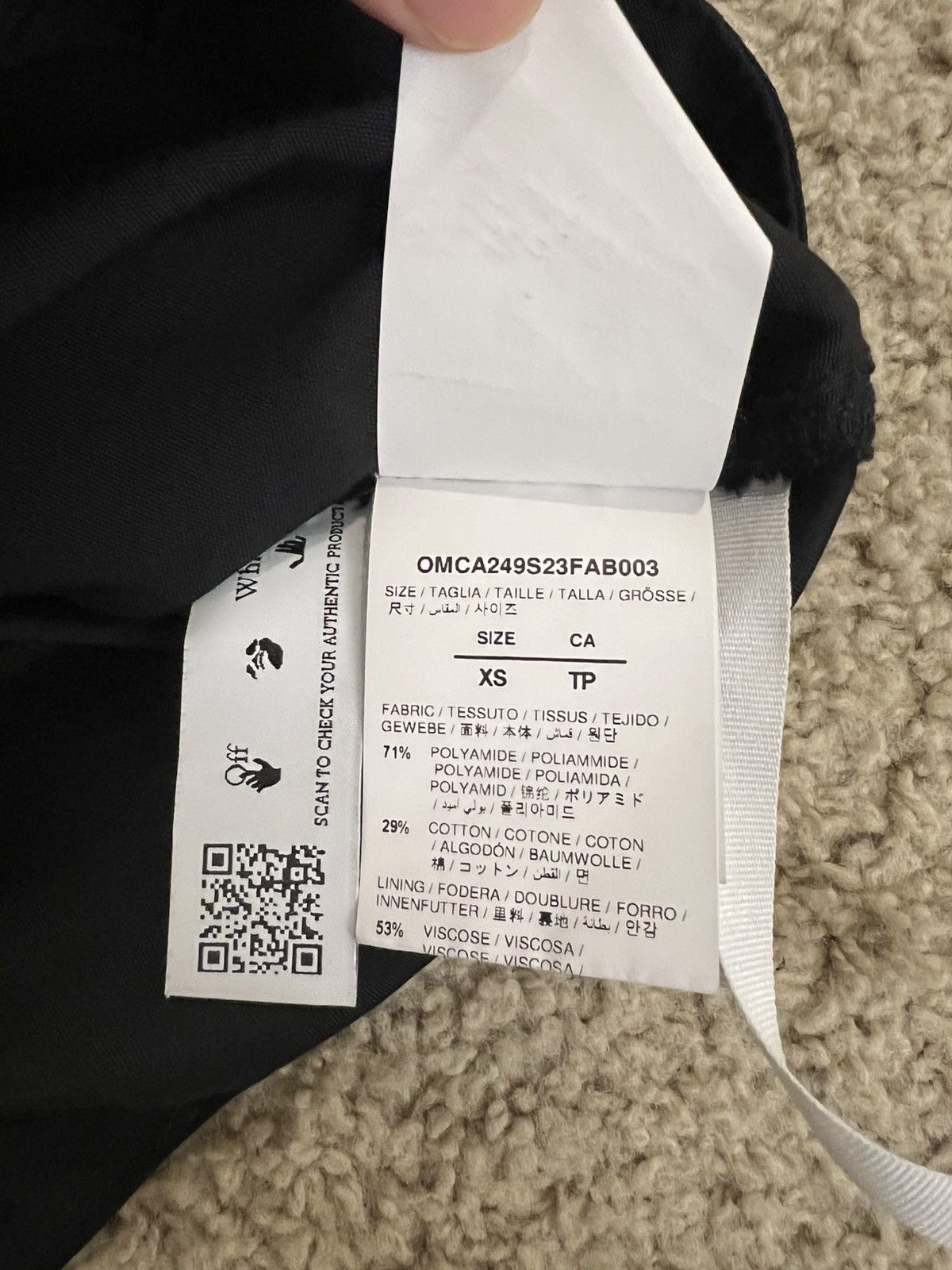 Off-White Off-White Wide Leg Trousers Size US 30 / EU 46 - 11 Thumbnail