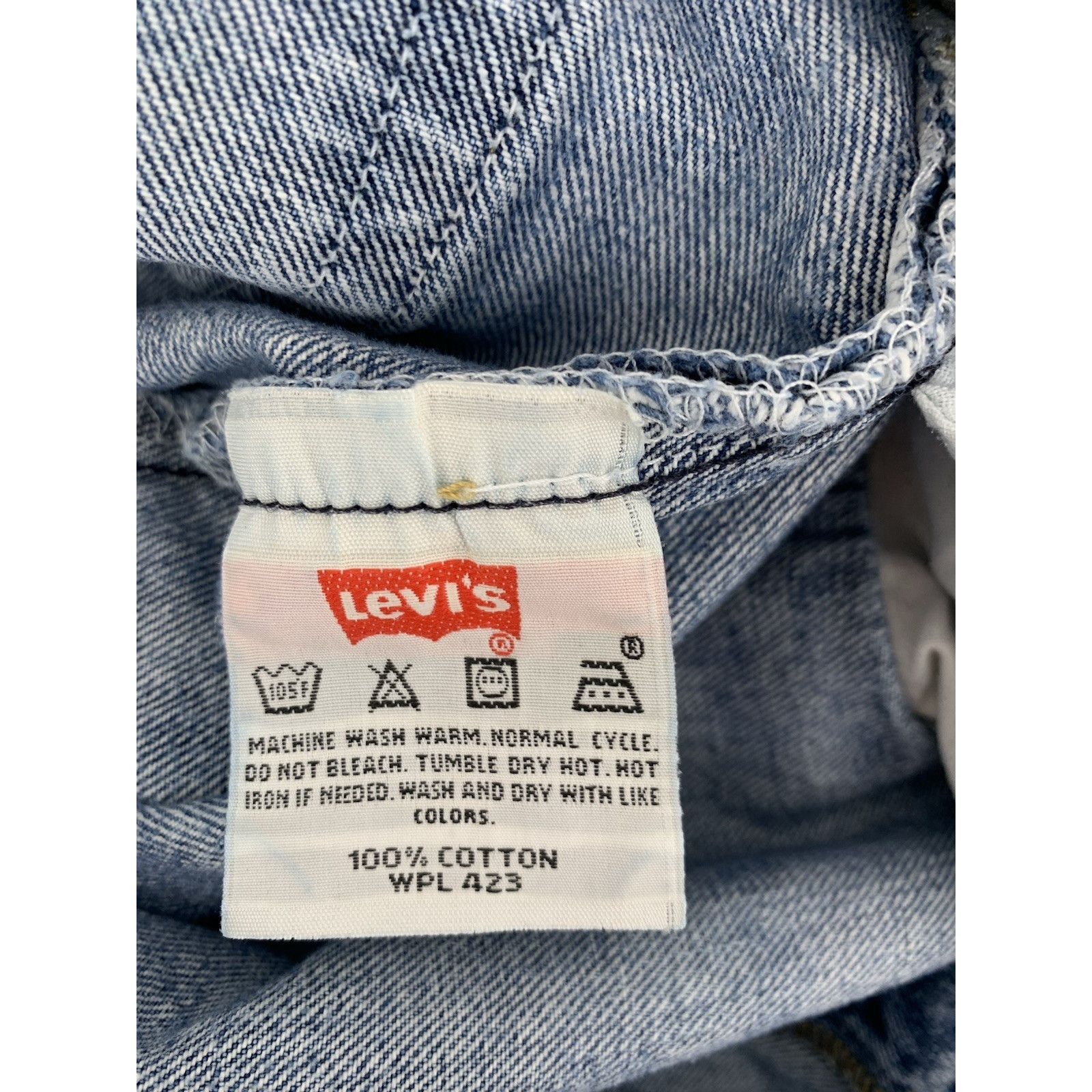 Levi's VTG Levi's 501 Button Fly Straight Leg 39x28.5" Jeans Size US 39 - 12 Thumbnail
