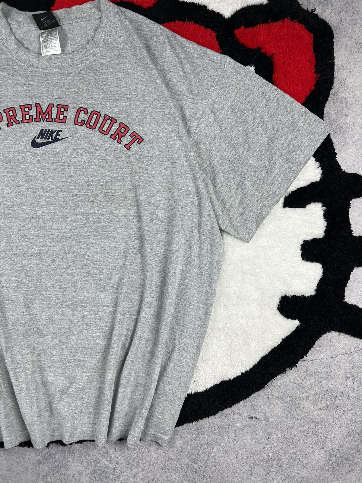 Nike Nike Supreme Court Vintage Big Logo 00s Tee Shirt Size US XL / EU 56 / 4 - 5 Thumbnail