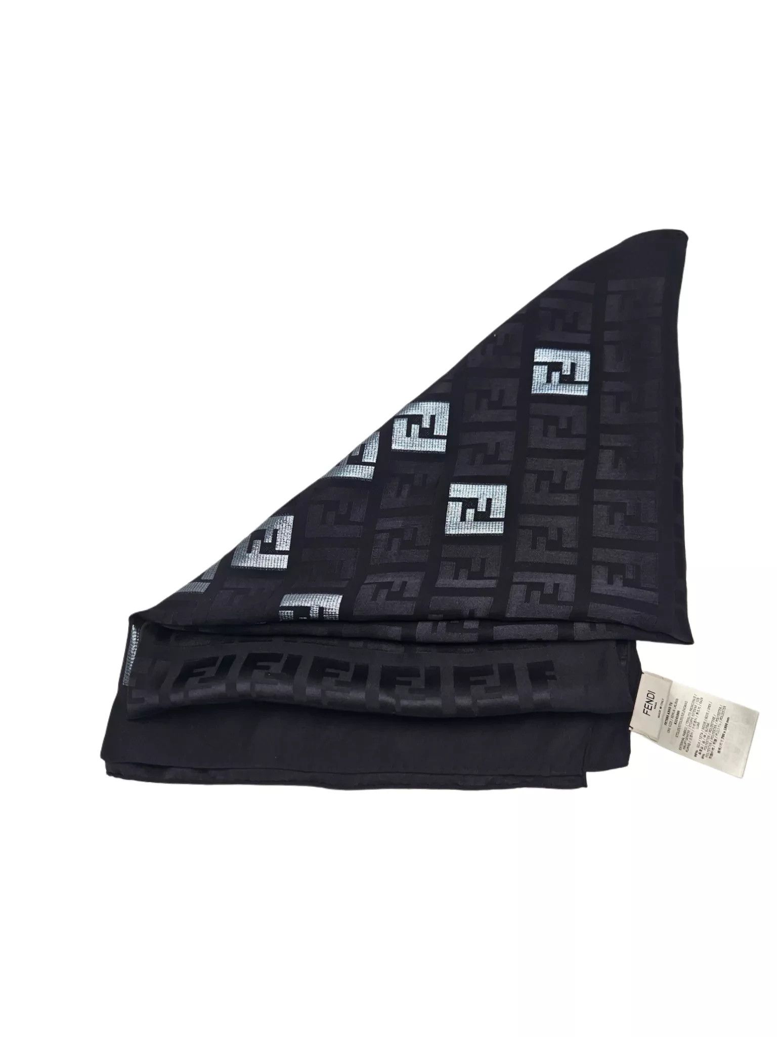 Fendi o1s1wg111224 Size: OS / FF Stole in Black Size ONE SIZE - 3 Thumbnail