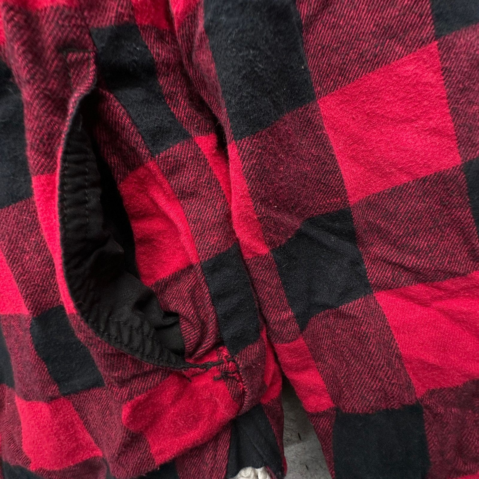 Levi's Levis Red Black Buffalo Plaid Jacket Small Sherpa Lined Size US S / EU 44-46 / 1 - 6 Thumbnail