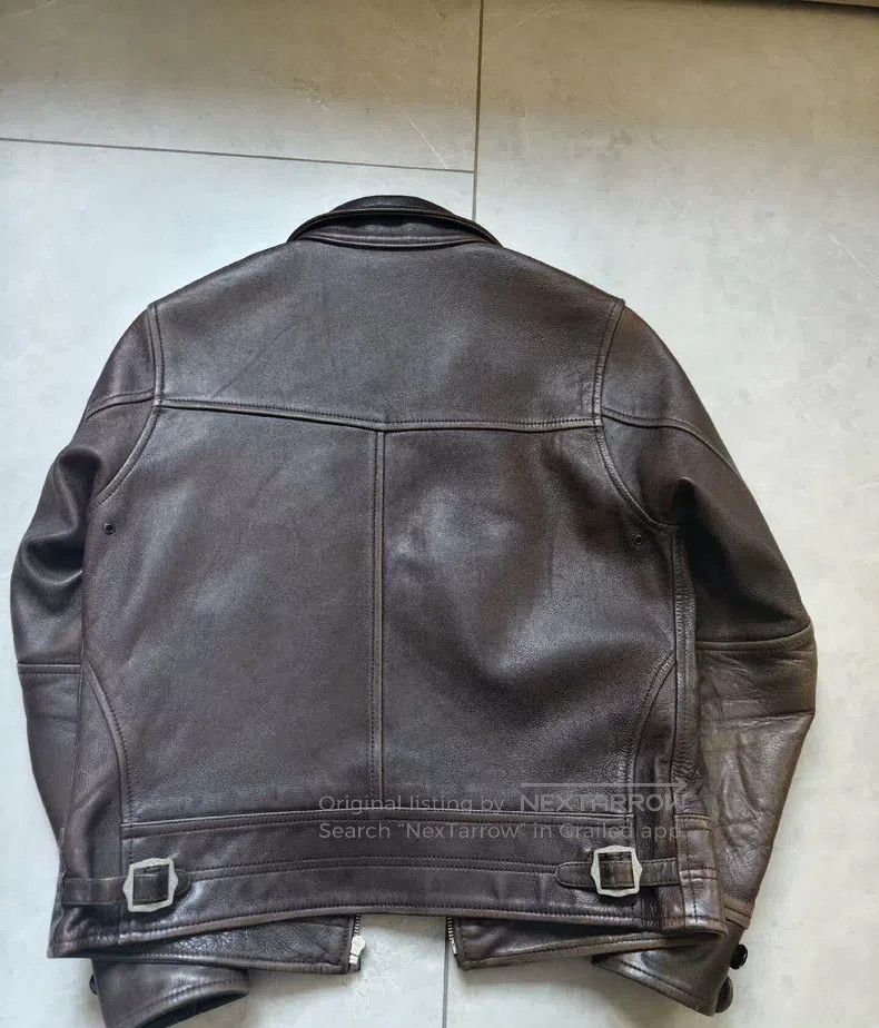 Neighborhood Neighborhood Brown Biker Leather Jacket Size US S / EU 44-46 / 1 - 2 Thumbnail