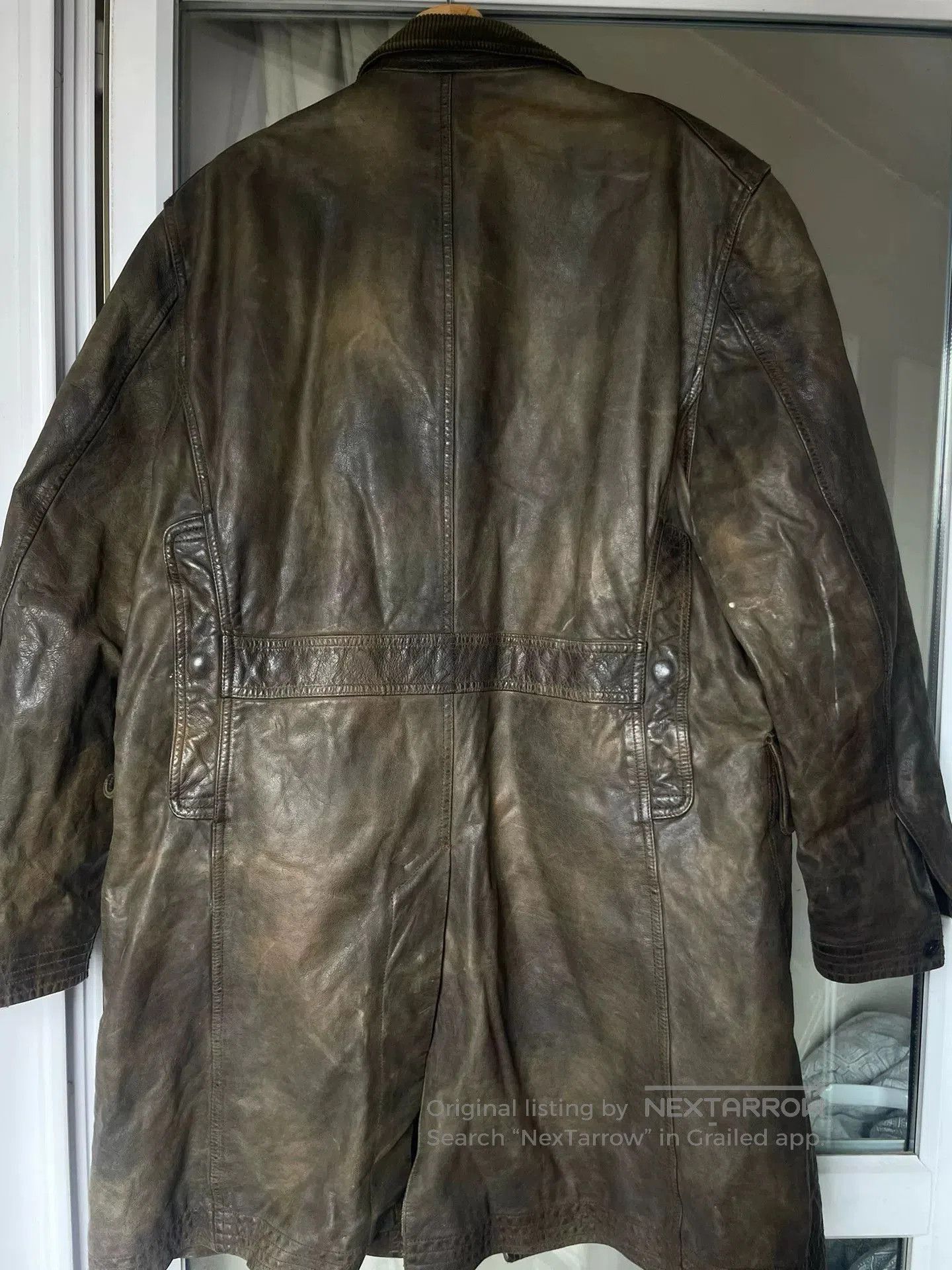 Polo Ralph Lauren Ralph Lauren Long Vintage Leather Coat. Size US XXL / EU 58 / 5 - 2 Thumbnail