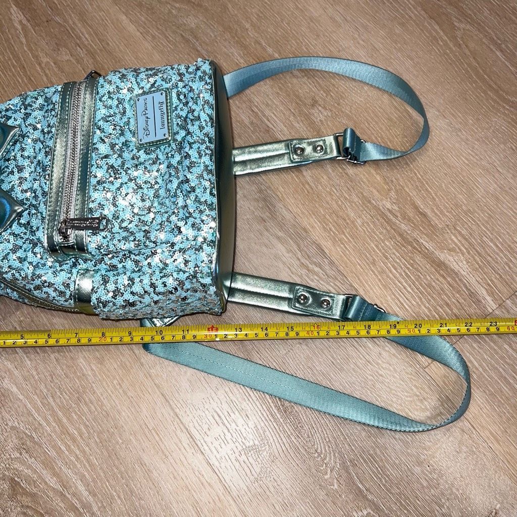 Disney Loungefly Disney Parks Arendelle Aqua Frozen Minnie Ears Bac Size ONE SIZE - 8 Thumbnail