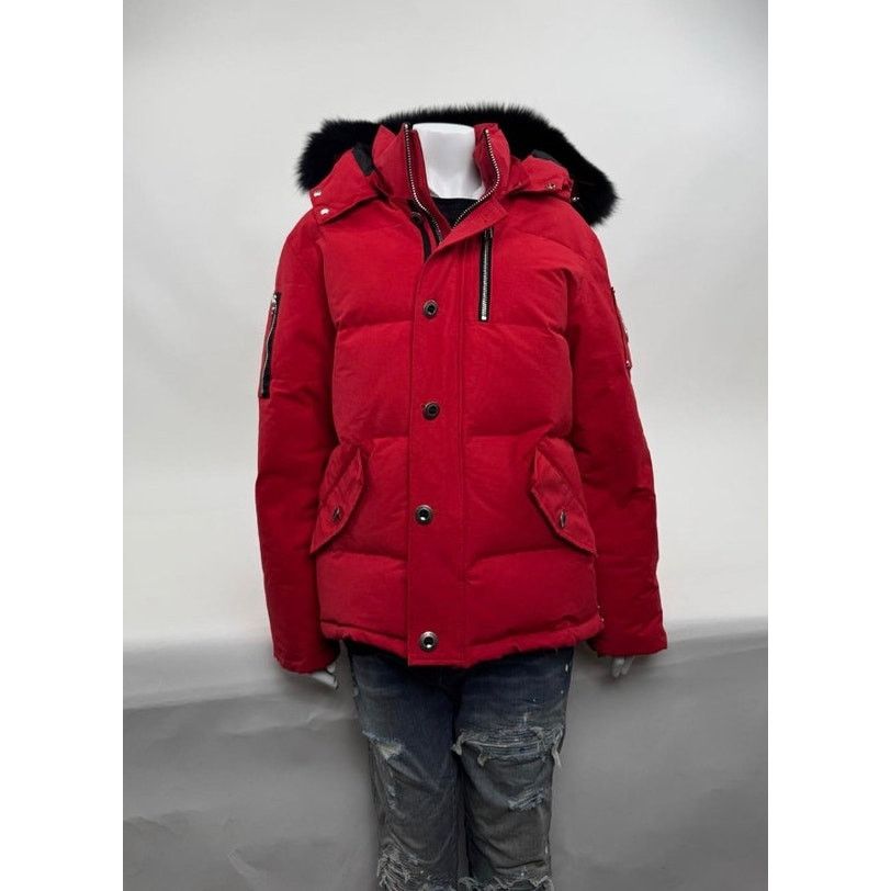 Moose Knuckles Men's Moose Knuckles Red Puffer Down Jacket Size XL Size US XL / EU 56 / 4 - 10 Thumbnail