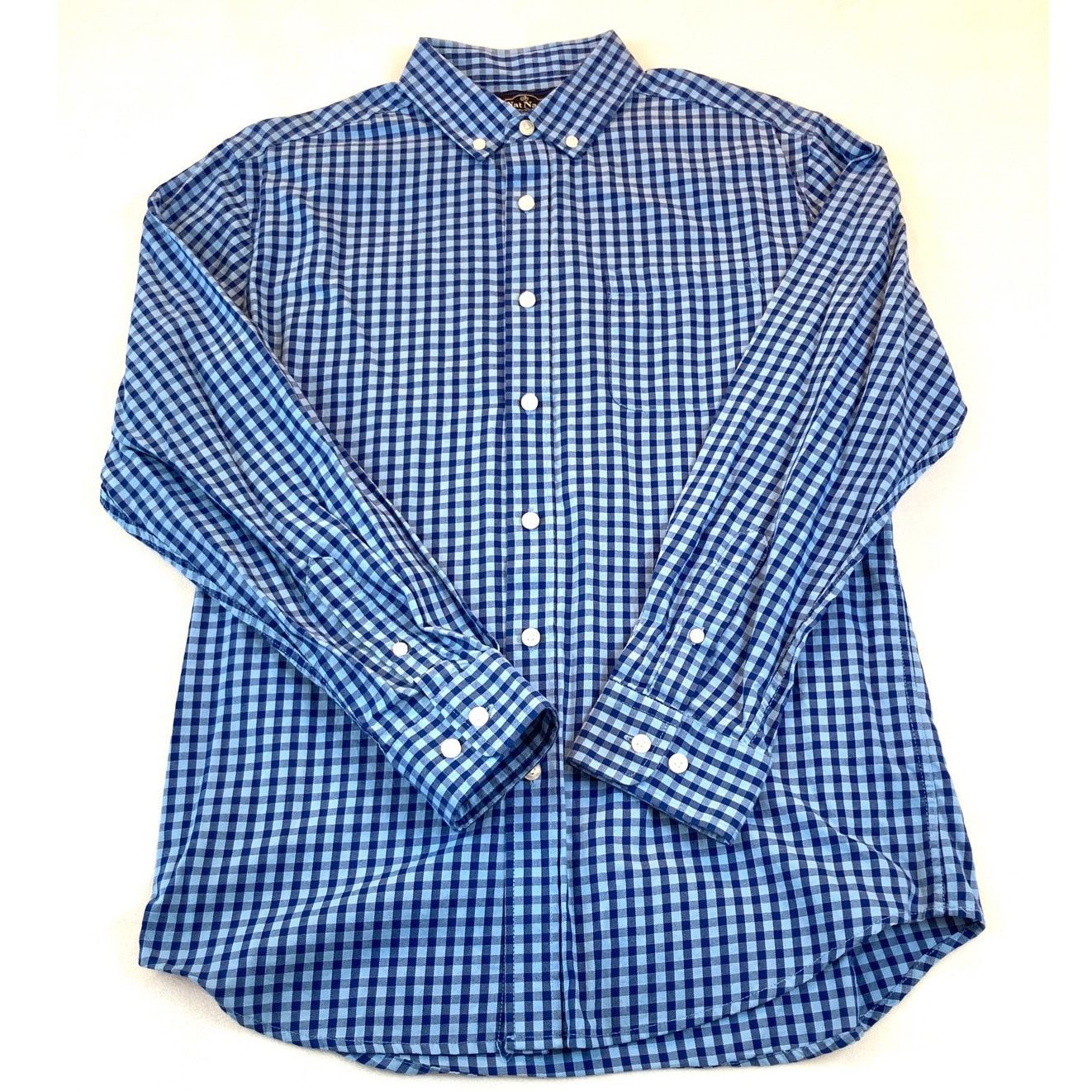 Nat Nast Nat Nast Blue Check Button Down Long Sleeve Shirt Medium Size US M / EU 48-50 / 2 - 3 Thumbnail