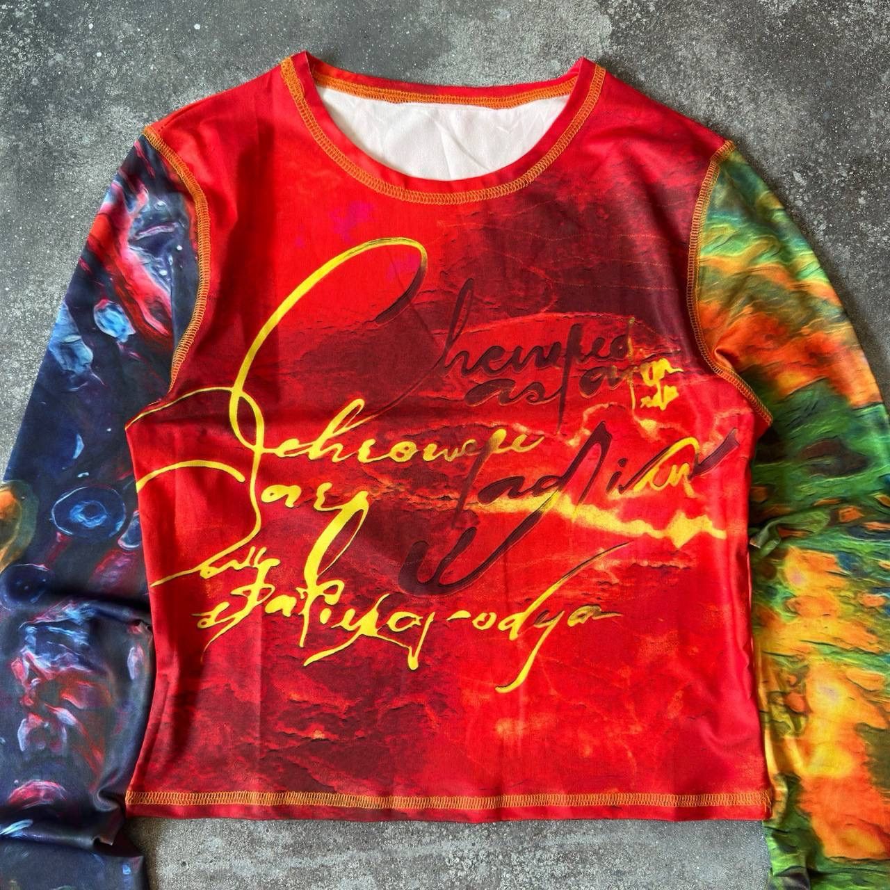 Hysteric Glamour Y2K Multucolour Sexy Crop Top (Jean Paul Gaultier style) Size M / US 6-8 / IT 42-44 - 3 Thumbnail