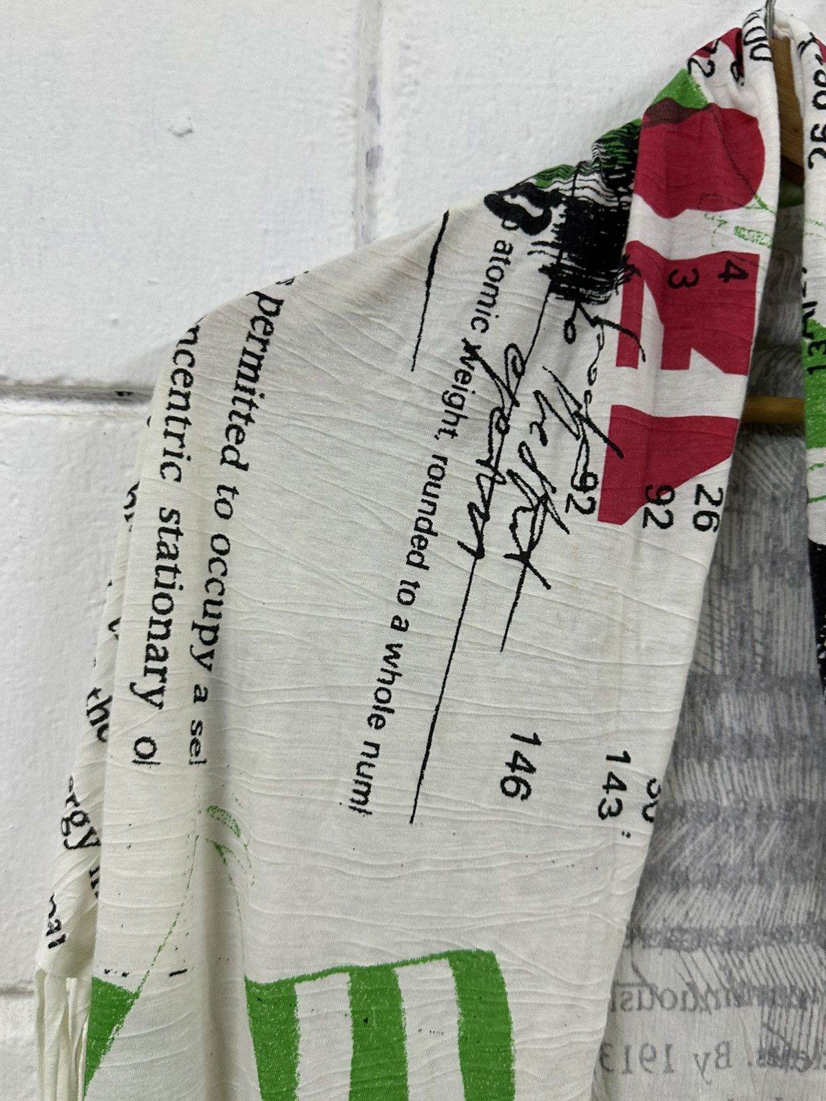 Diesel Diesel Poem Seditionaries Scarf Size ONE SIZE - 5 Thumbnail