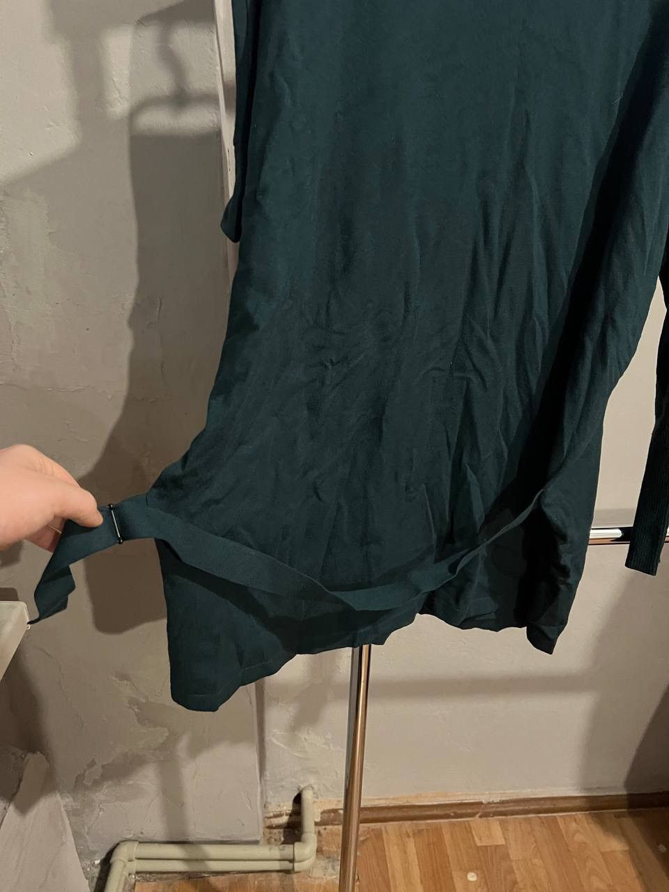 Annette Gortz ANNETTE GORTZ GREEN ASYMMETRICAL DRESS SWEATER JULPER SIZE S Size S / US 4 / IT 40 - 14 Thumbnail