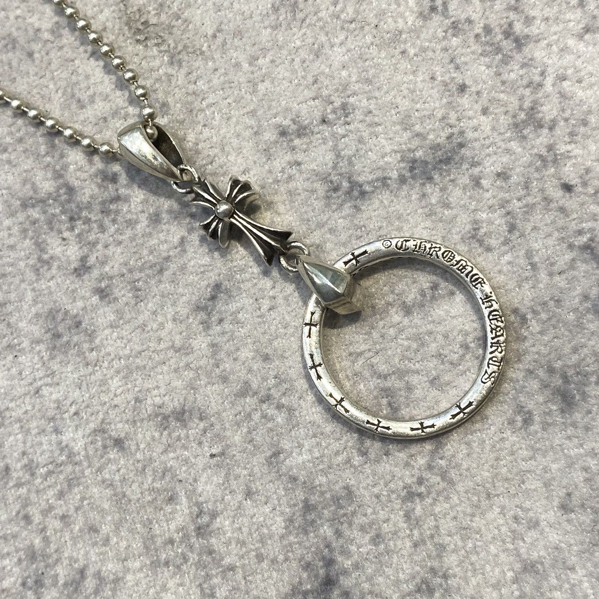 Chrome Hearts CHROME HEARTS Ball Chain Necklace Silver Cross Size ONE SIZE - 2 Thumbnail