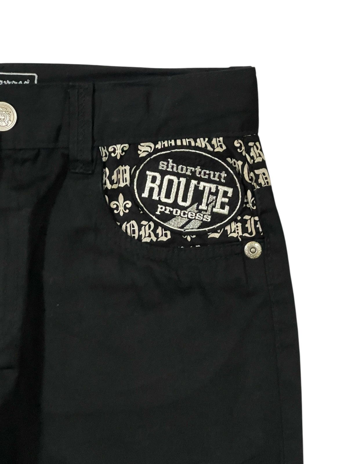 14th Addiction Y2k Japan Stage Mischivous Skull Graphic Gothic Text Pants Size US 29 - 6 Thumbnail