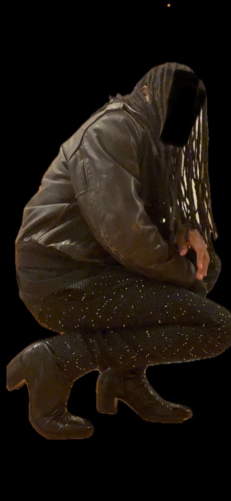 Saint Laurent Paris SS/20 Black Sequin Tweed Trousers Size US 30 / EU 46 - 18 Thumbnail