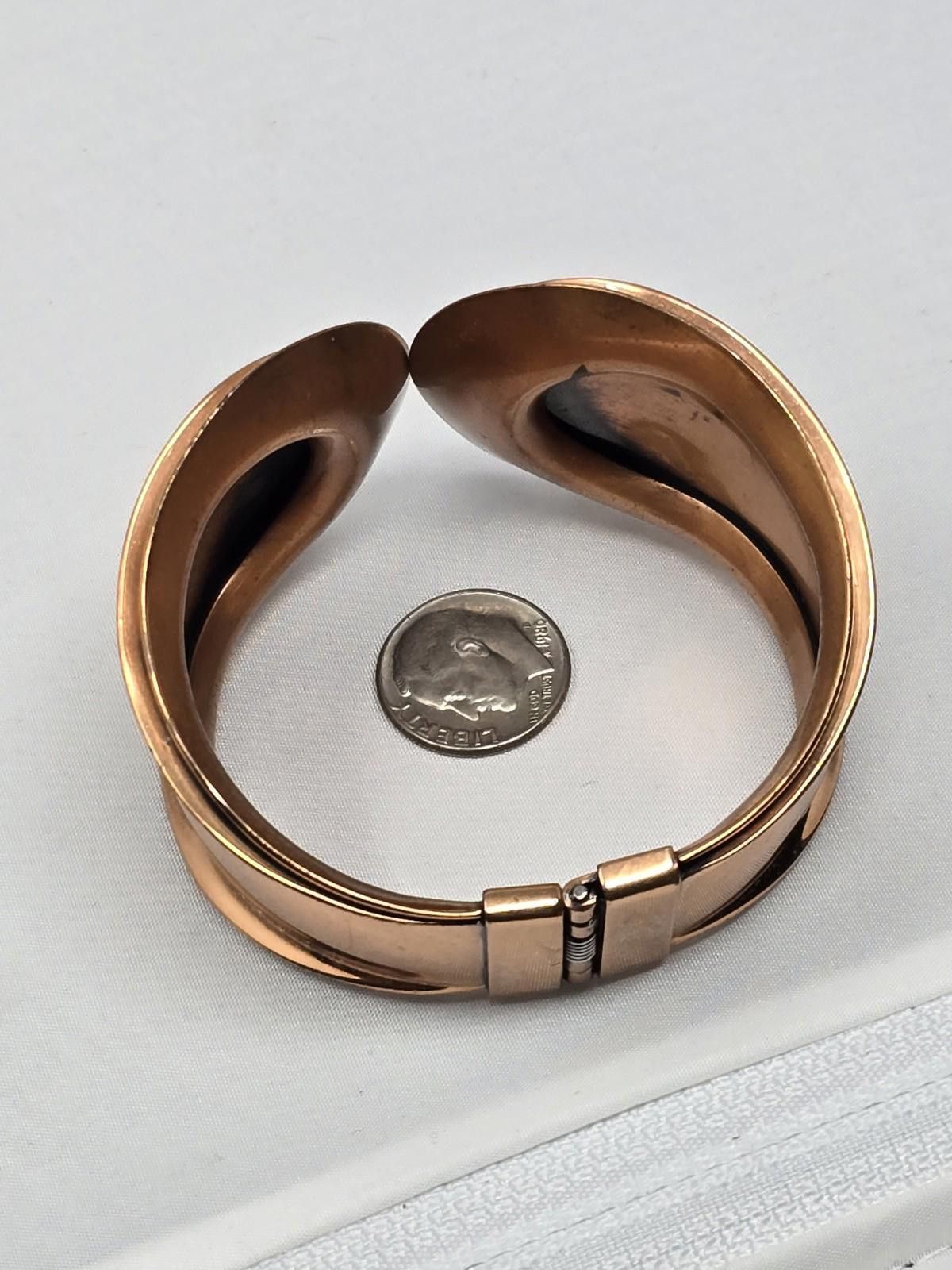 Other Vintage Remais Mid Century Modern Articulated Bangle Size ONE SIZE - 2 Thumbnail