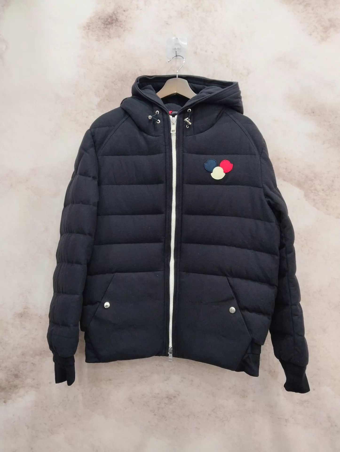 Moncler Black Puffer Hooded Jacket - XL Size US XL / EU 56 / 4 - 1 Thumbnail