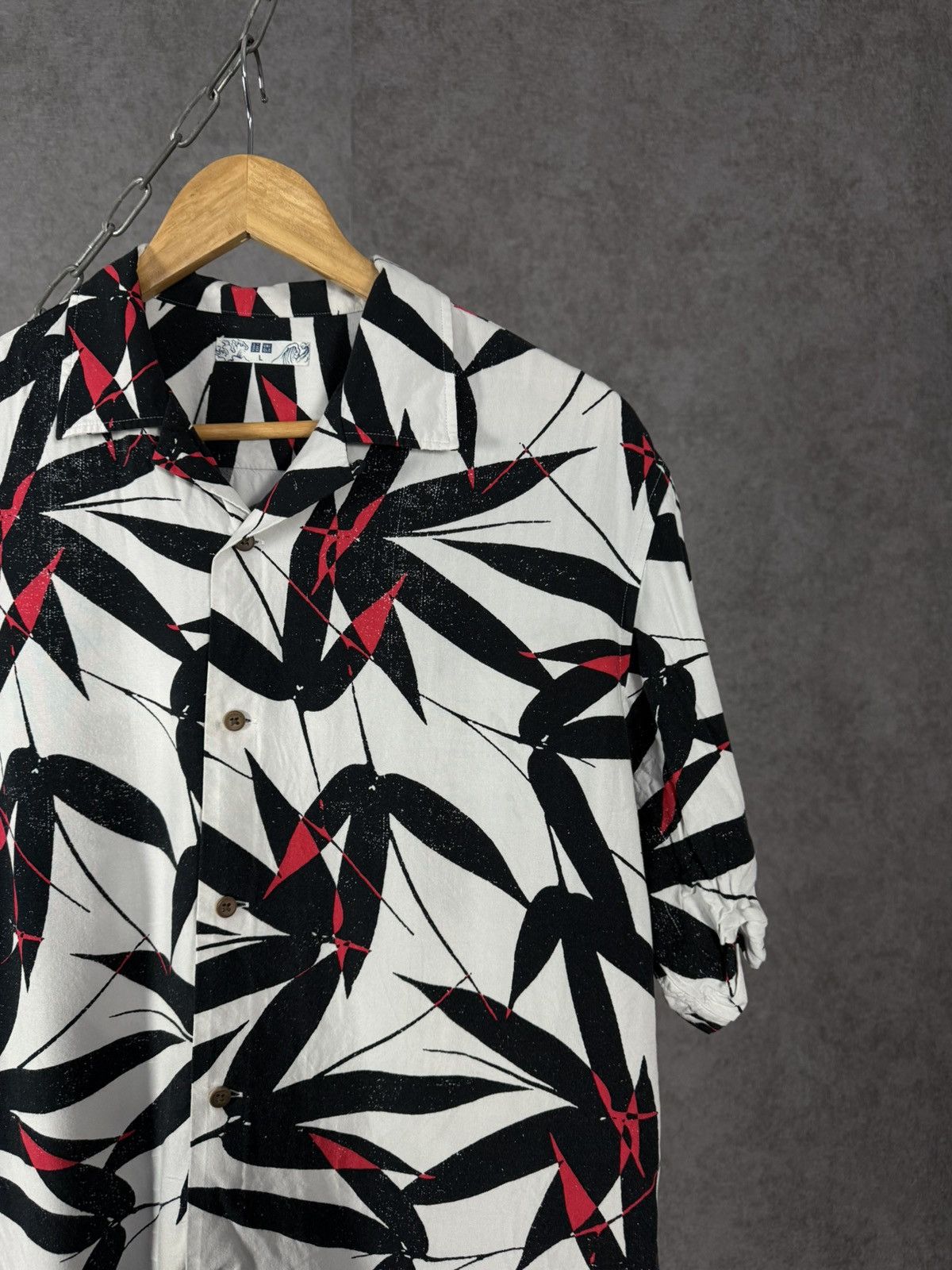 Uniqlo Uniqlo japanese art crazy hawaiian shirt Size US L / EU 52-54 / 3 - 2 Thumbnail