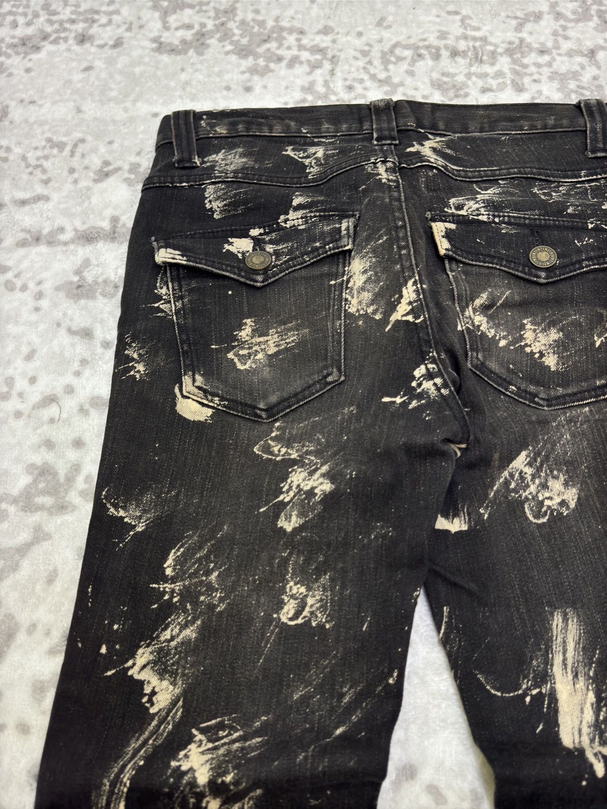 Uniqlo UNIQLO Zipper Acid Wash Jeans Size US 29 - 10 Thumbnail