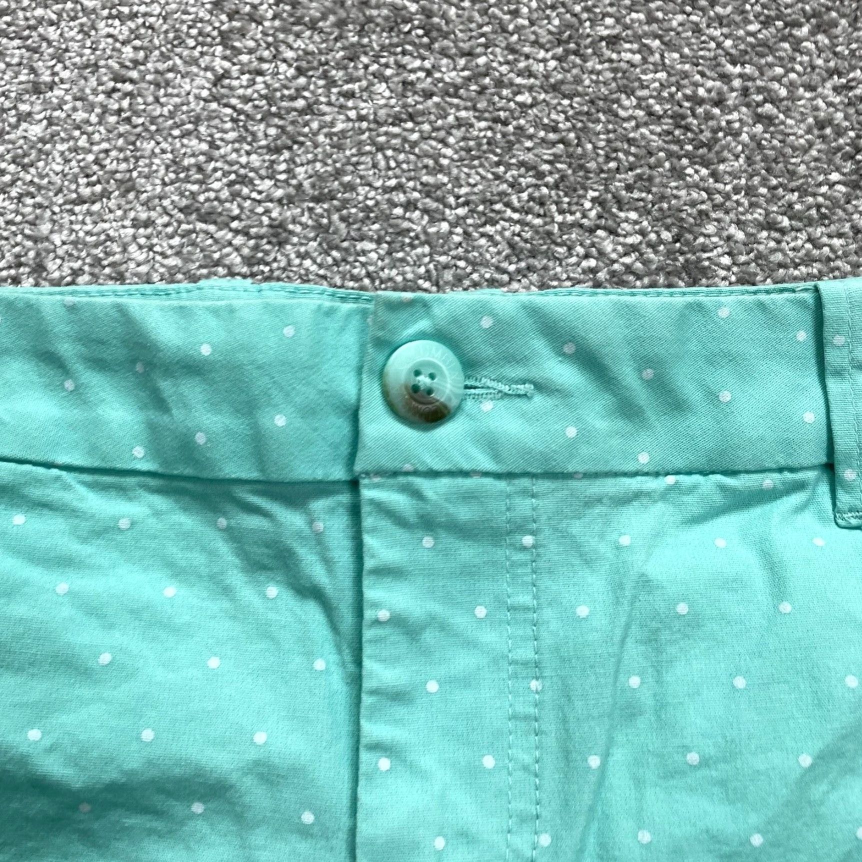 Vintage VINTAGE? Wait—this item isn't vintage. So: Columbia PFG Active Shorts Women 10 Green Polka Dot Pockets Outdoor Casual W34 Size 32" / US 10 / IT 46 - 5 Thumbnail