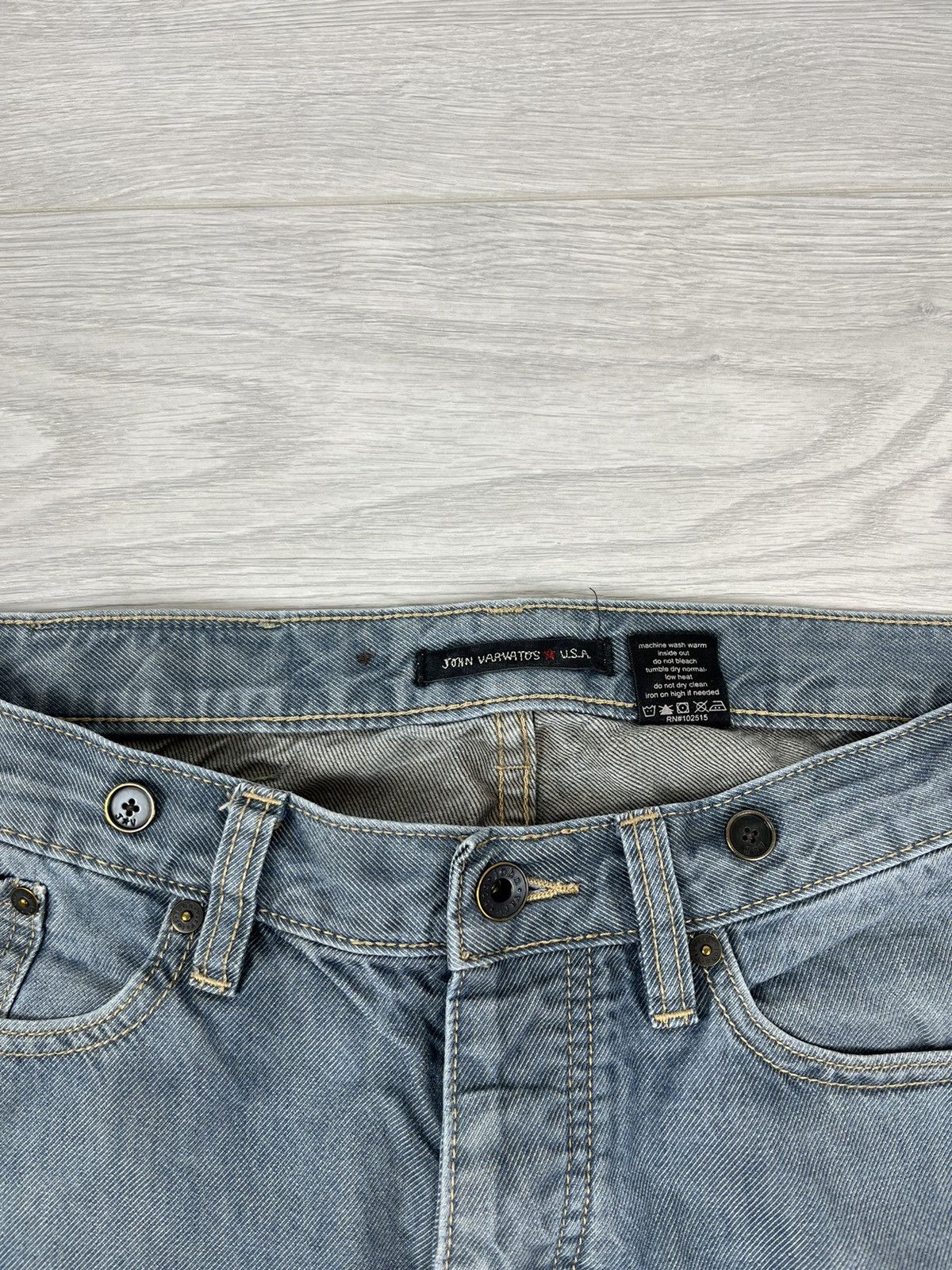 John Varvatos John Varvatos USA Denim Grey Pants Size US 31 - 7 Thumbnail