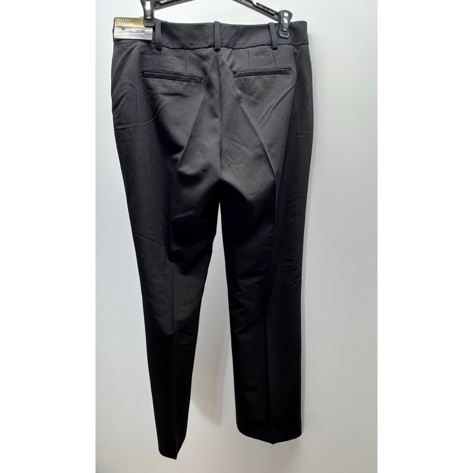 Worthington Worthington Woman Trouser Black 4S Business Relaxed New NWT Size 27" / US 4 / IT 40 - 2 Thumbnail