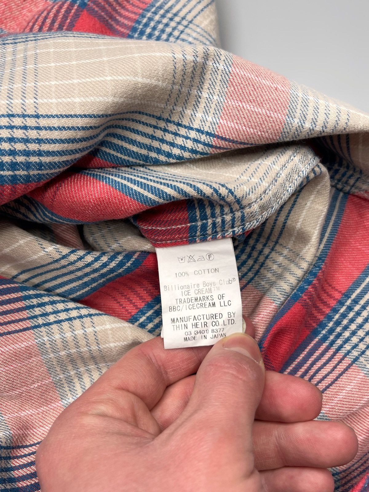 Billionaire Boys Club × Japanese Brand Billionaire Boys Club Flannel Shirt Jacket BBC Japan Size US L / EU 52-54 / 3 - 7 Thumbnail