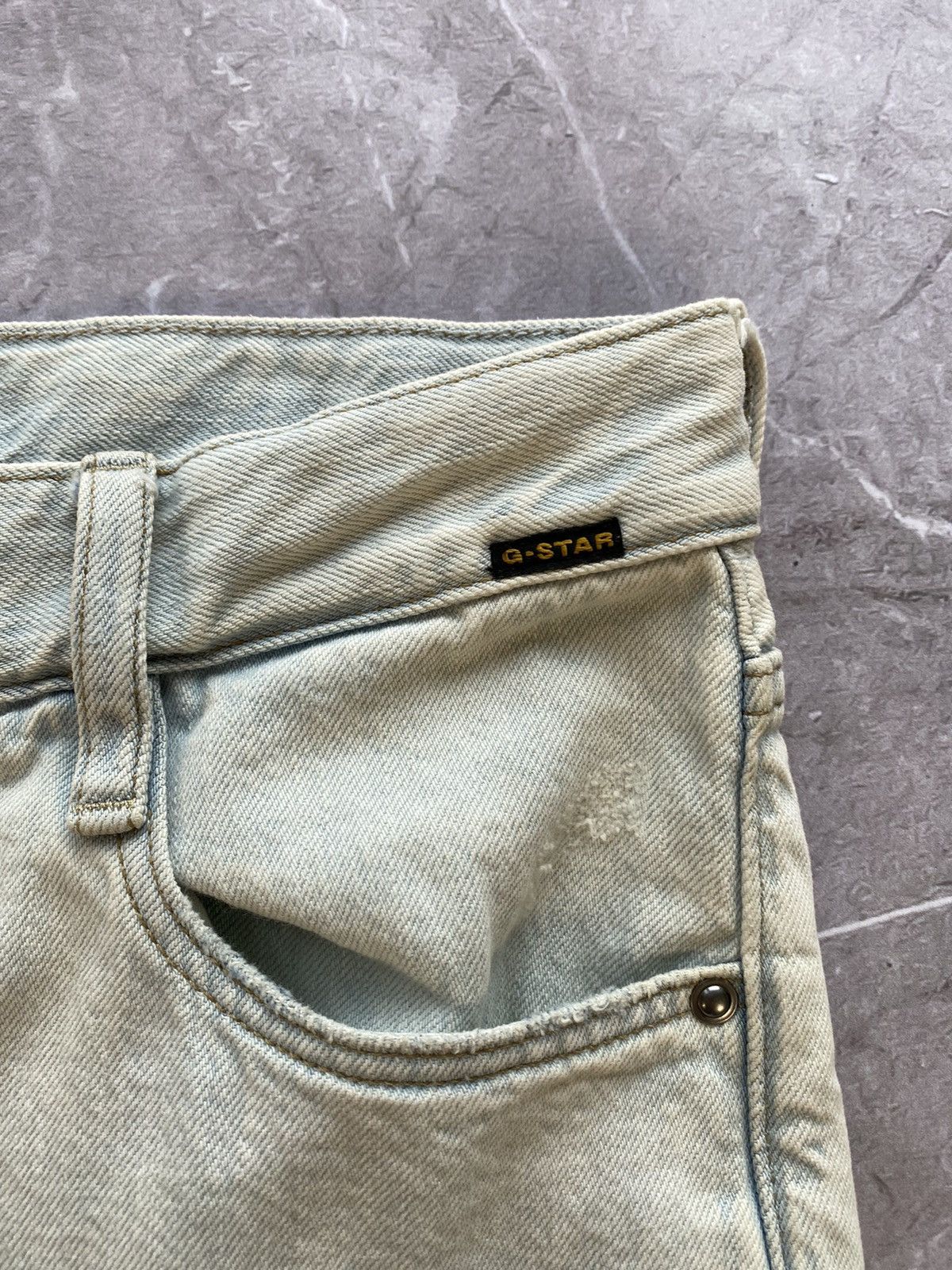 G-Star × Vintage Vintage Y2K G-Star Raw Originals Denim Jeans Size US 32 / EU 48 - 10 Thumbnail