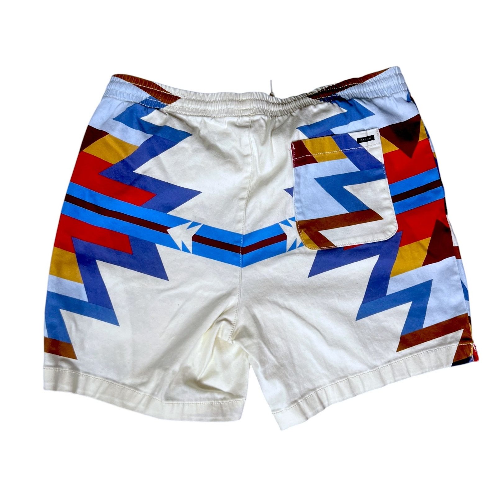 Pacsun PacSun Pacific Sunwear Men's Large Volley Aztec Print Shorts Size US 36 / EU 52 - 7 Thumbnail