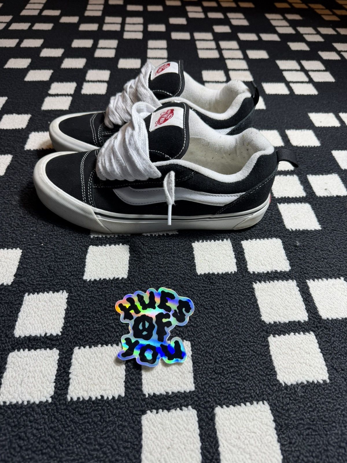 Vans Old school black and white chunky vans Size US 7.5 / EU 40-41 - 2 Thumbnail