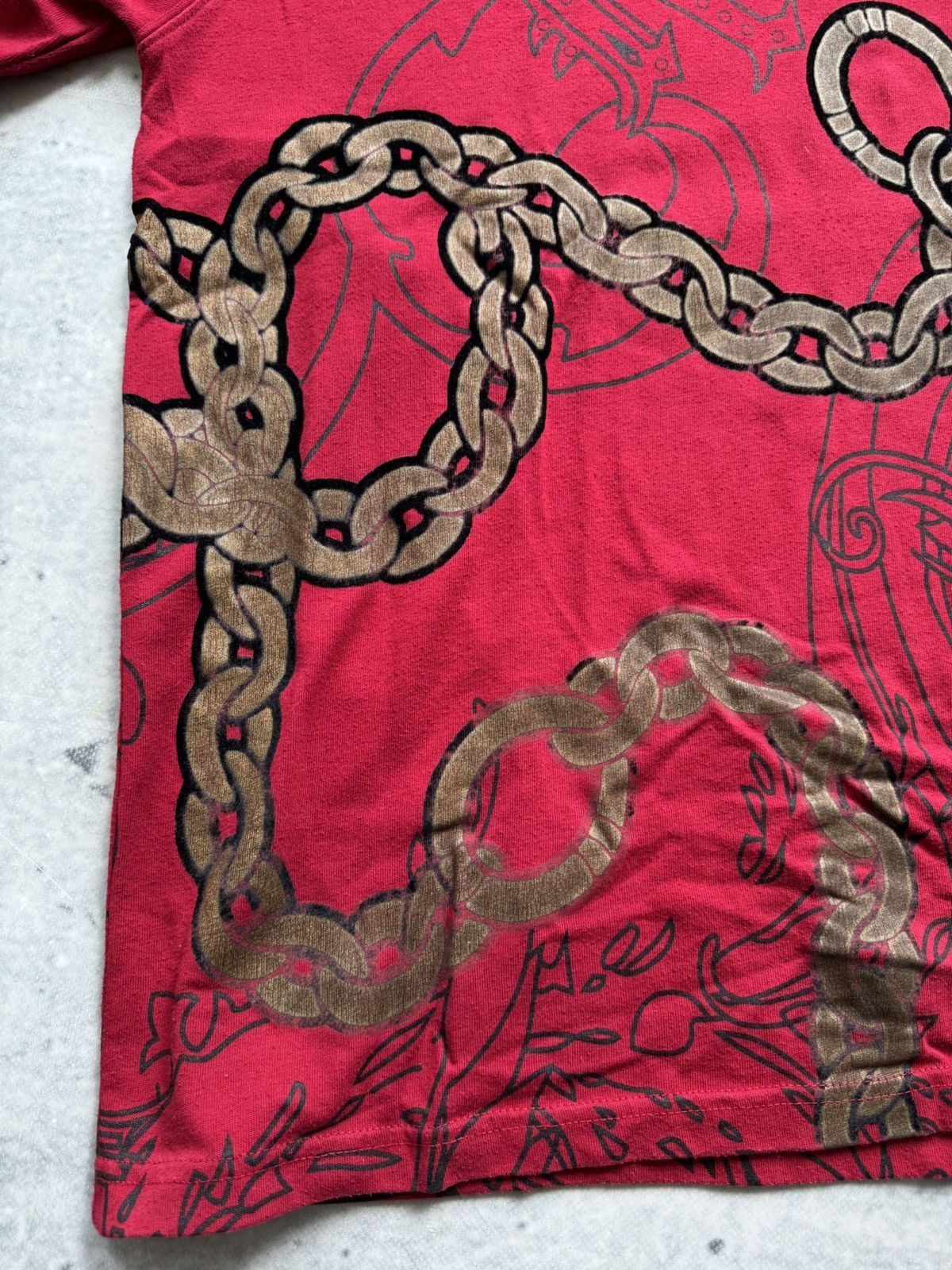 Karl Kani Karl Kani vintage tee red big logo chain Size US S / EU 44-46 / 1 - 3 Thumbnail