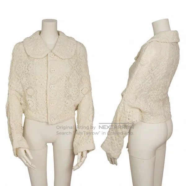 Comme des Garcons Comme des Garcons Beige Retro Patterned Jacket Size M / US 6-8 / IT 42-44 - 2 Thumbnail