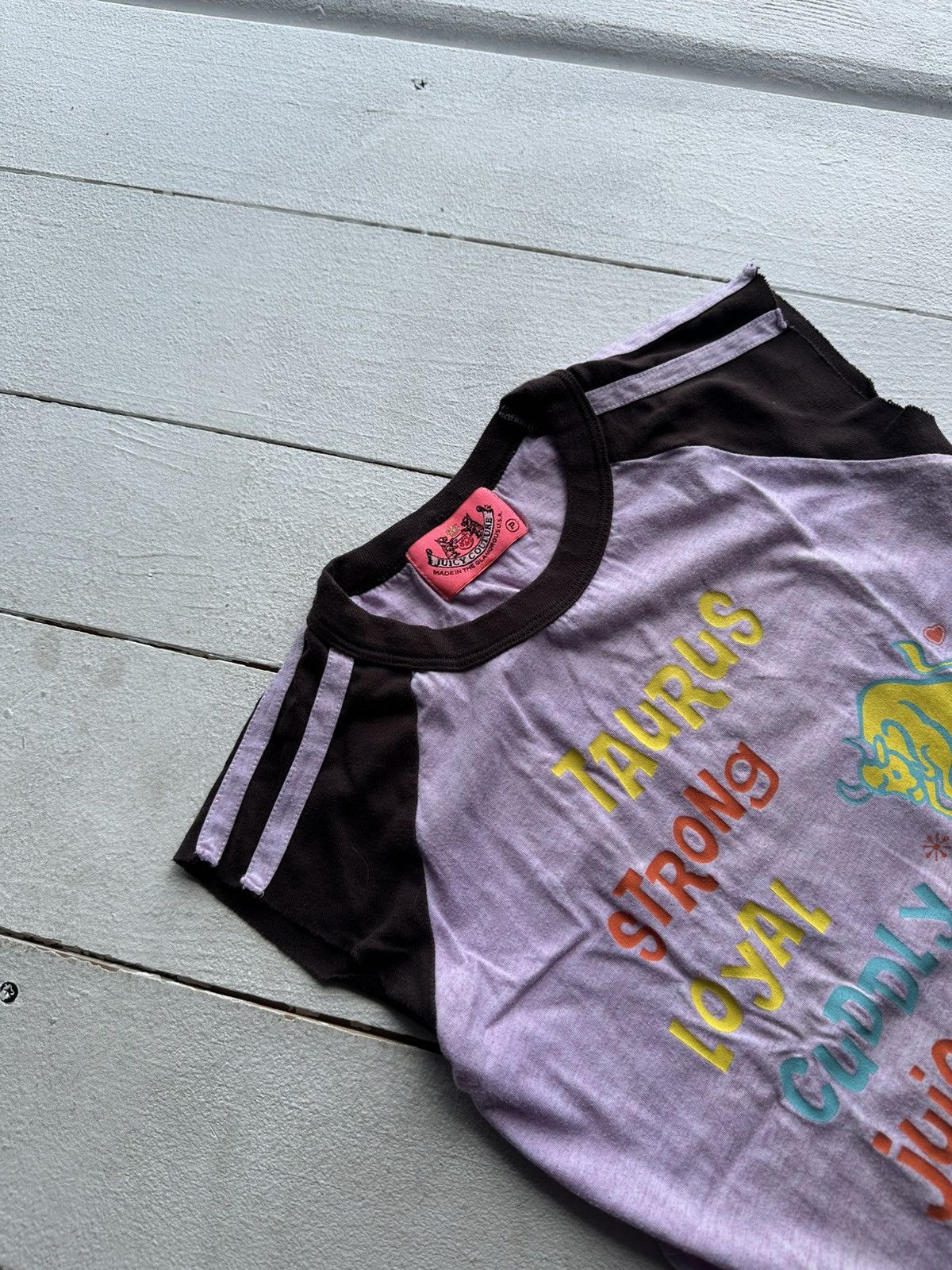 Juicy Couture × Vintage 🚨Vintage JUICY COUTURE avant garde PINK y2k goth tee Size S / US 4 / IT 40 - 3 Thumbnail