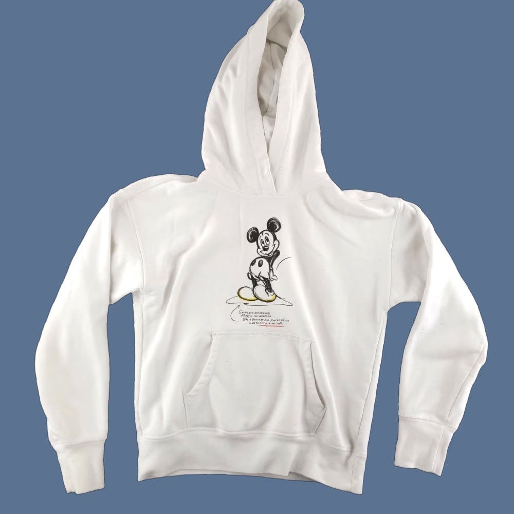 Uniqlo Uniqlo Mickey Hoodie Womens Small White Disney Sweatshirt Graphic Size S / US 4 / IT 40 - 1 Thumbnail