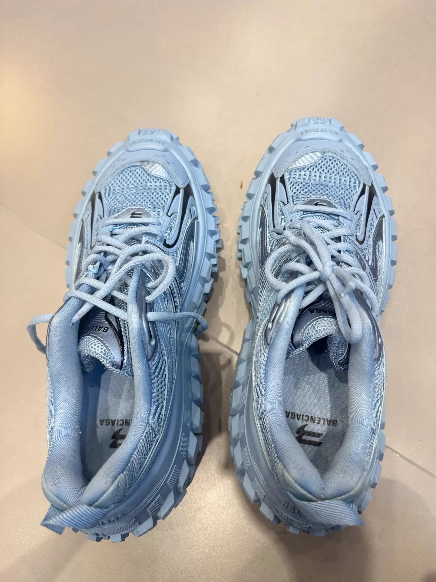 Balenciaga Balenciaga Tire Sneaker Mist Blue Size 43 99 New Size US 10 / EU 43 - 4 Thumbnail