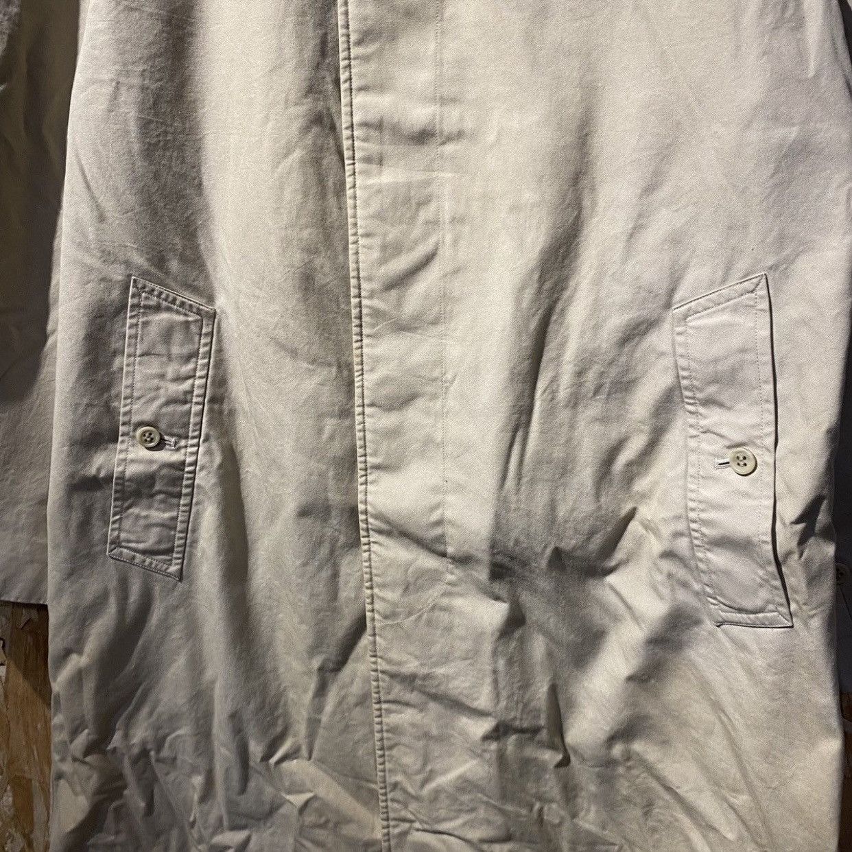 Burberry × Vintage Vintage 90s Burberry Trench Coat Check Size US L / EU 52-54 / 3 - 5 Thumbnail