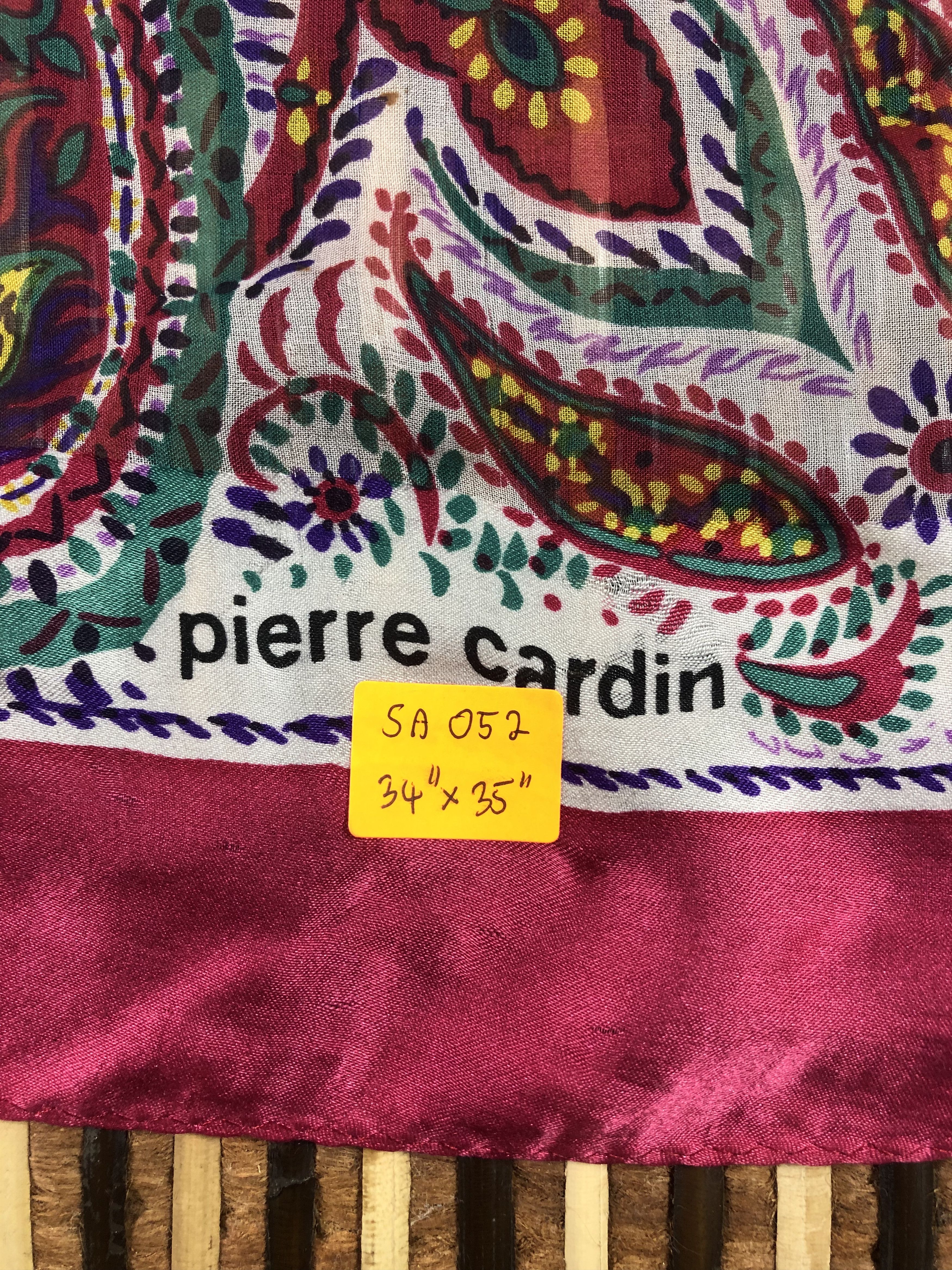 Pierre Cardin Pierre Cardin Silk Scarf Size ONE SIZE - 5 Thumbnail