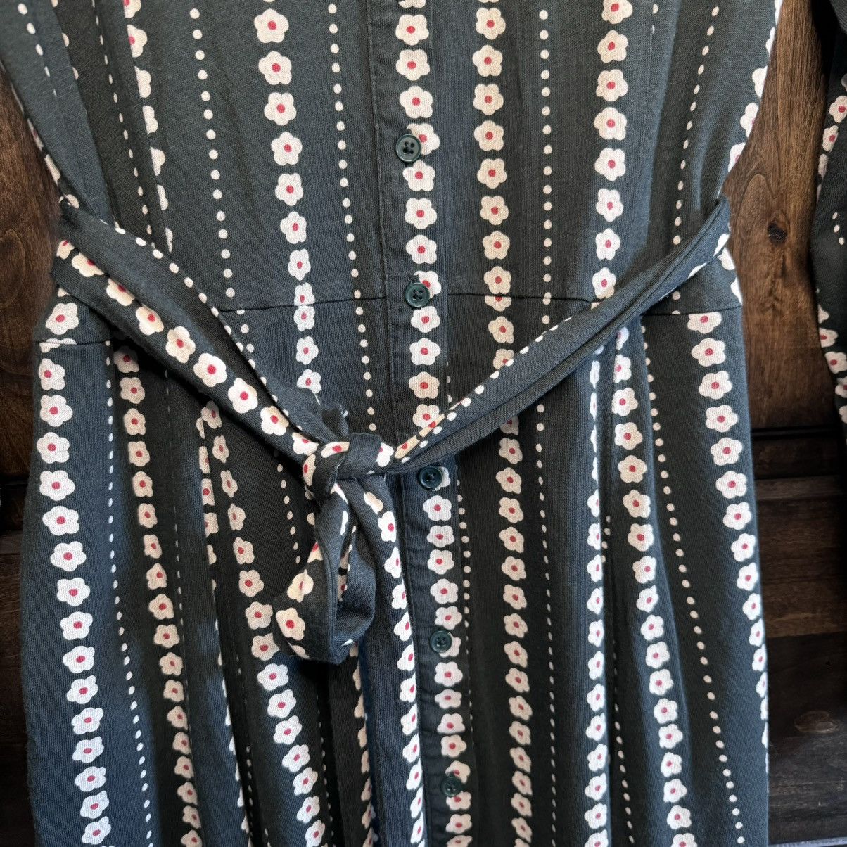 Boden Button Down Shirt Dress Size L / US 10 / IT 46 - 5 Thumbnail