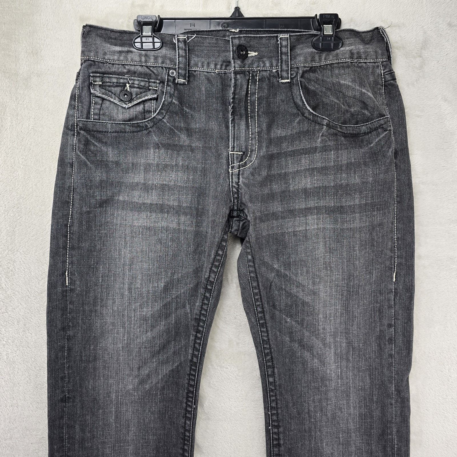 JNCO Vintage JNCO Jeans Mens 34x31 Embroidered Flap Pockets Y2K Size US 34 / EU 50 - 3 Thumbnail