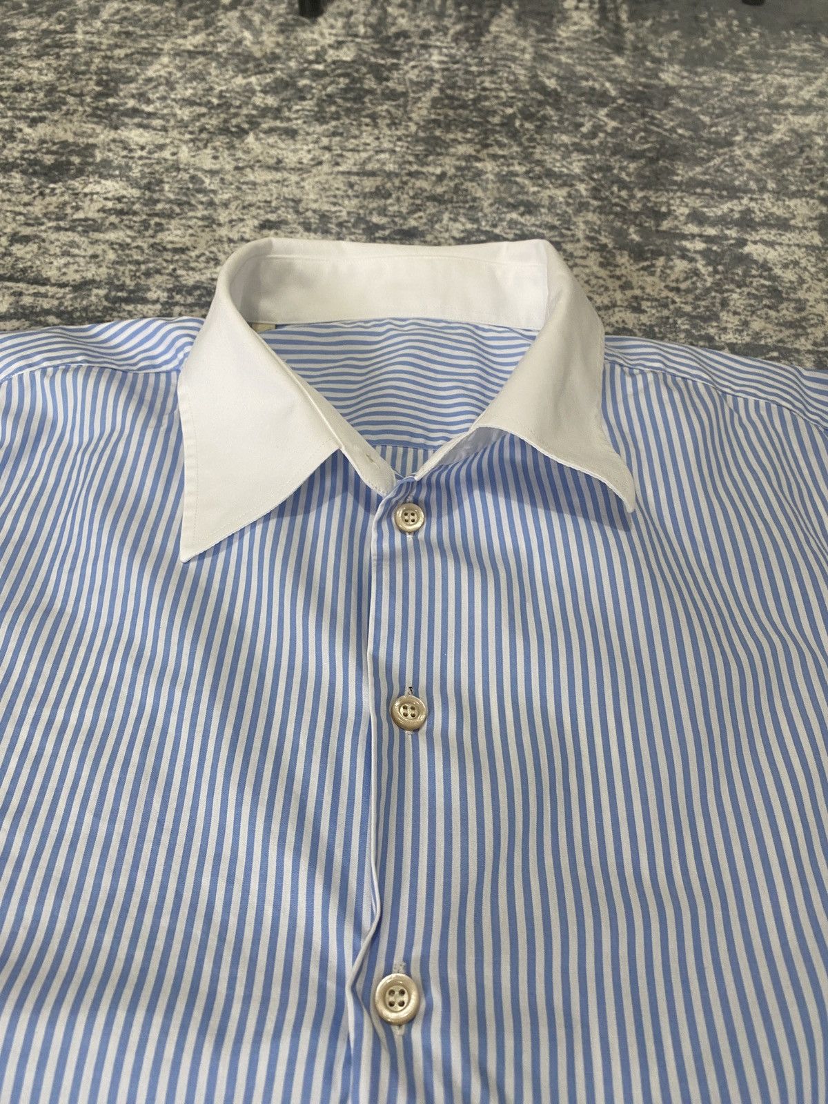 Gucci Gucci luxury Business striped shirt button up new collection Size US XXL / EU 58 / 5 - 5 Thumbnail