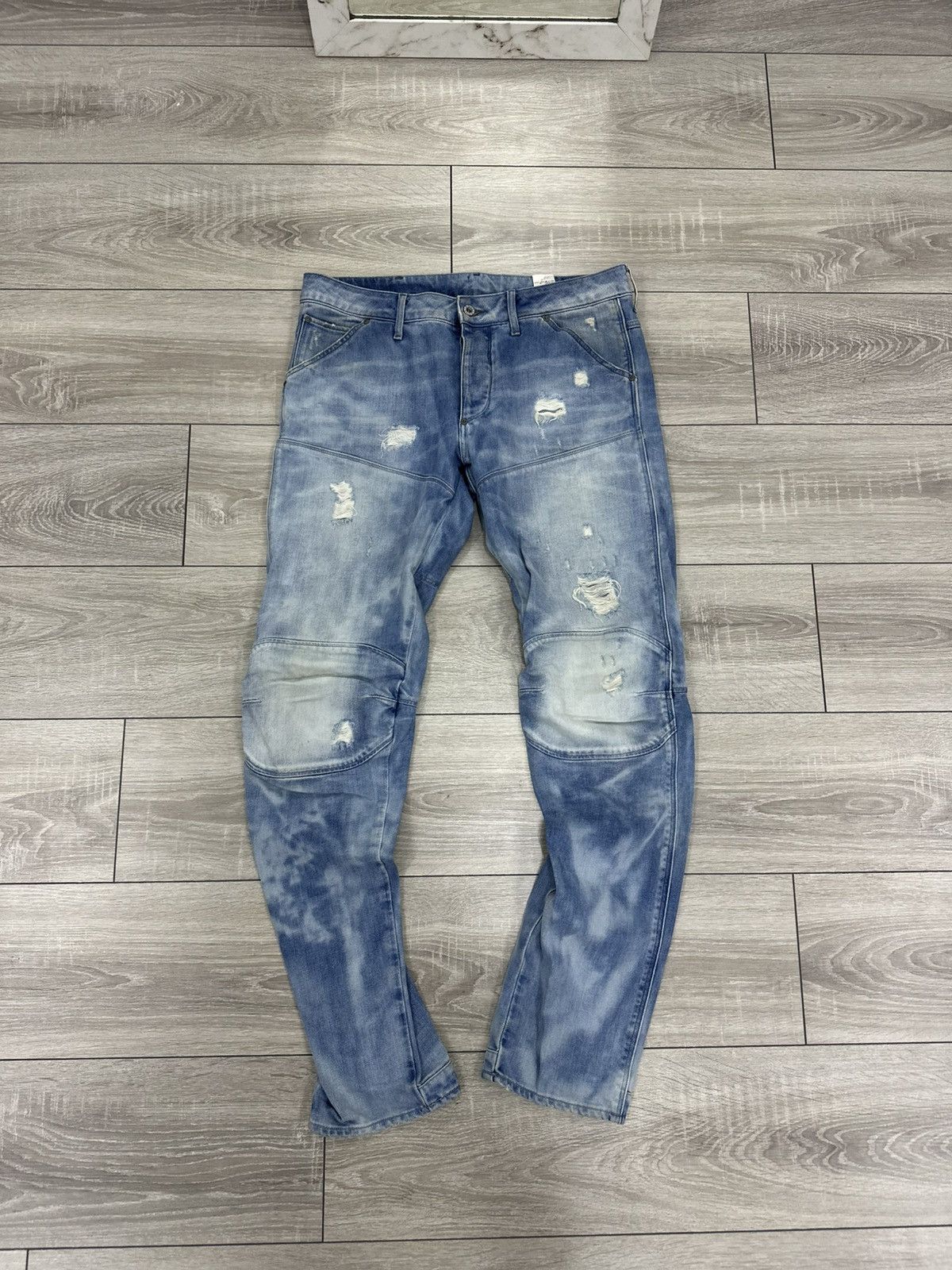 G-Star G-Star Raw Vintage Distressed Y2K Opium Avantgarde Jeans Size US 34 / EU 50 - 2 Thumbnail