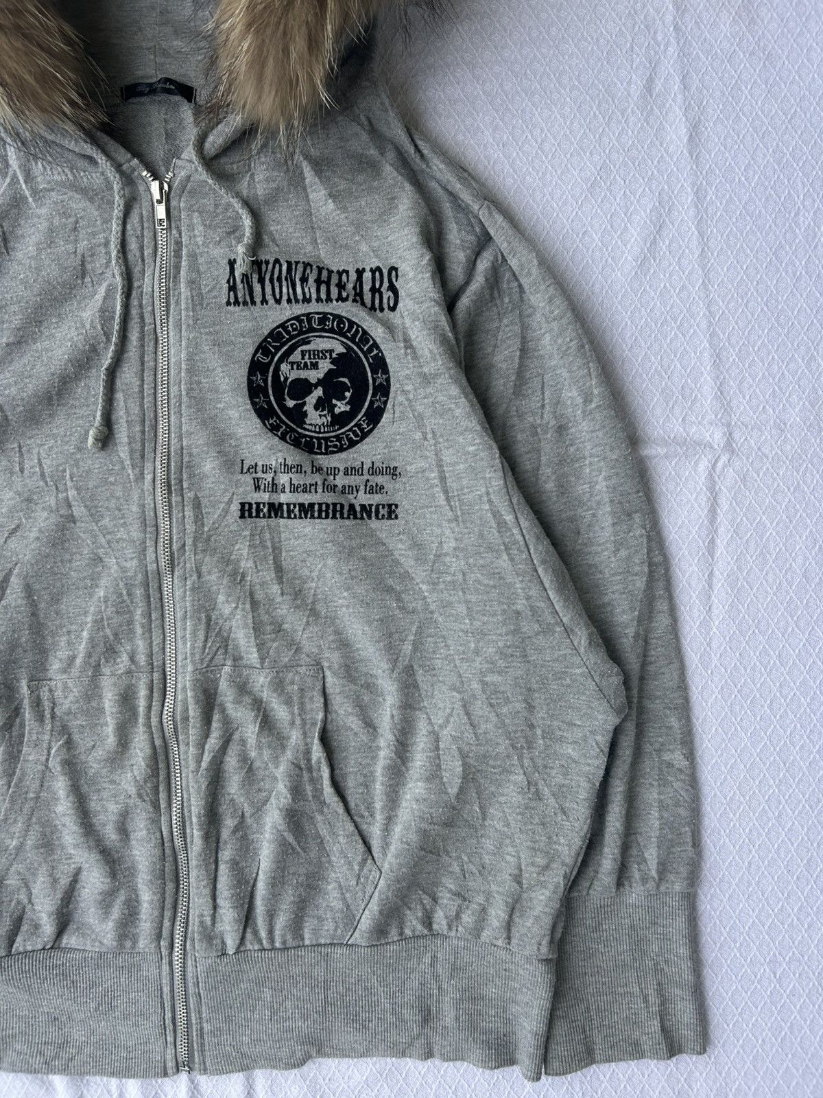 Japanese Brand Sly bomber fur hoodie skull ifsixwasnine lgb Size US L / EU 52-54 / 3 - 7 Thumbnail