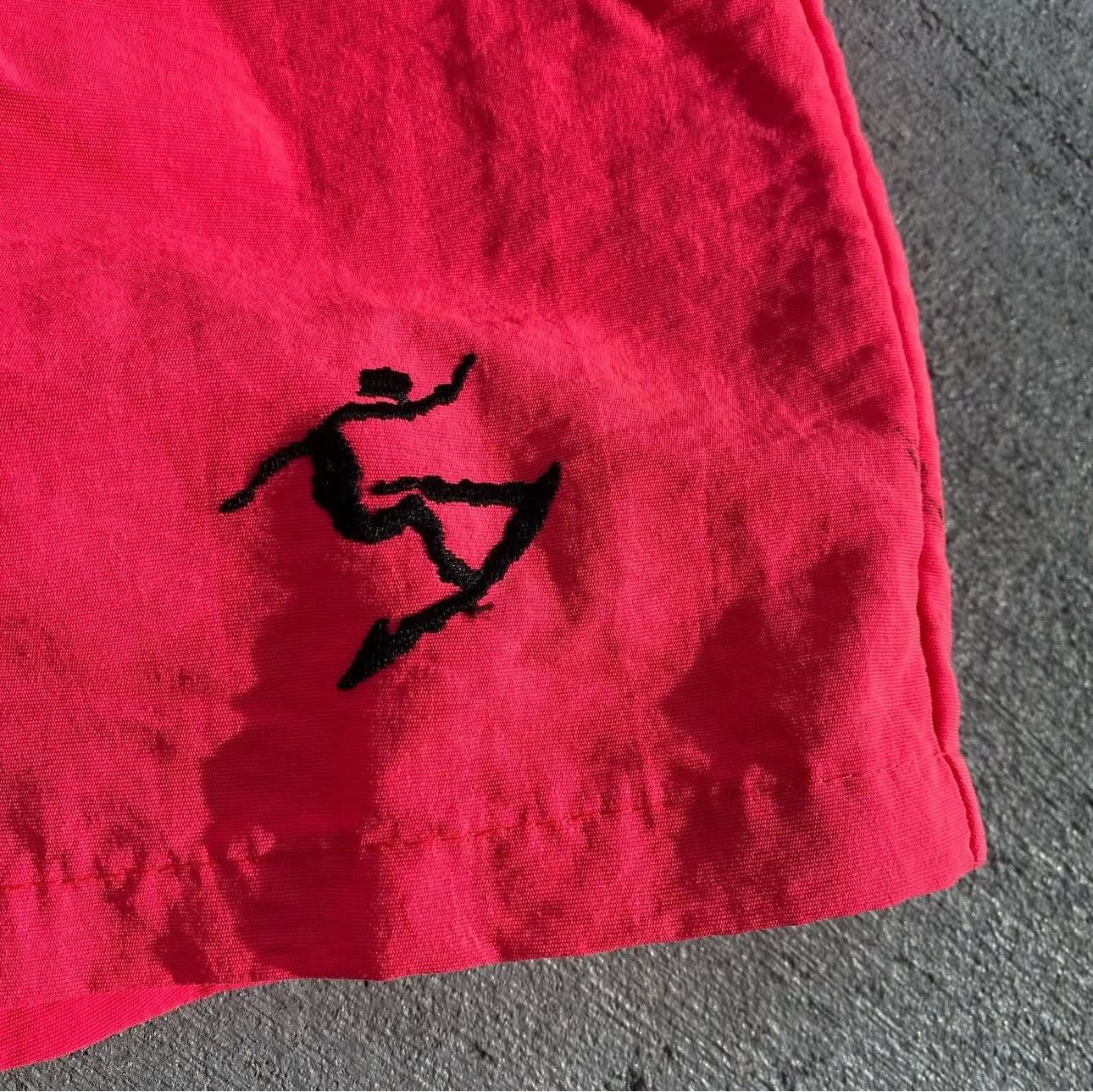 Other Vintage 80s Neon UZZI Swim Shorts Size 31" - 2 Thumbnail