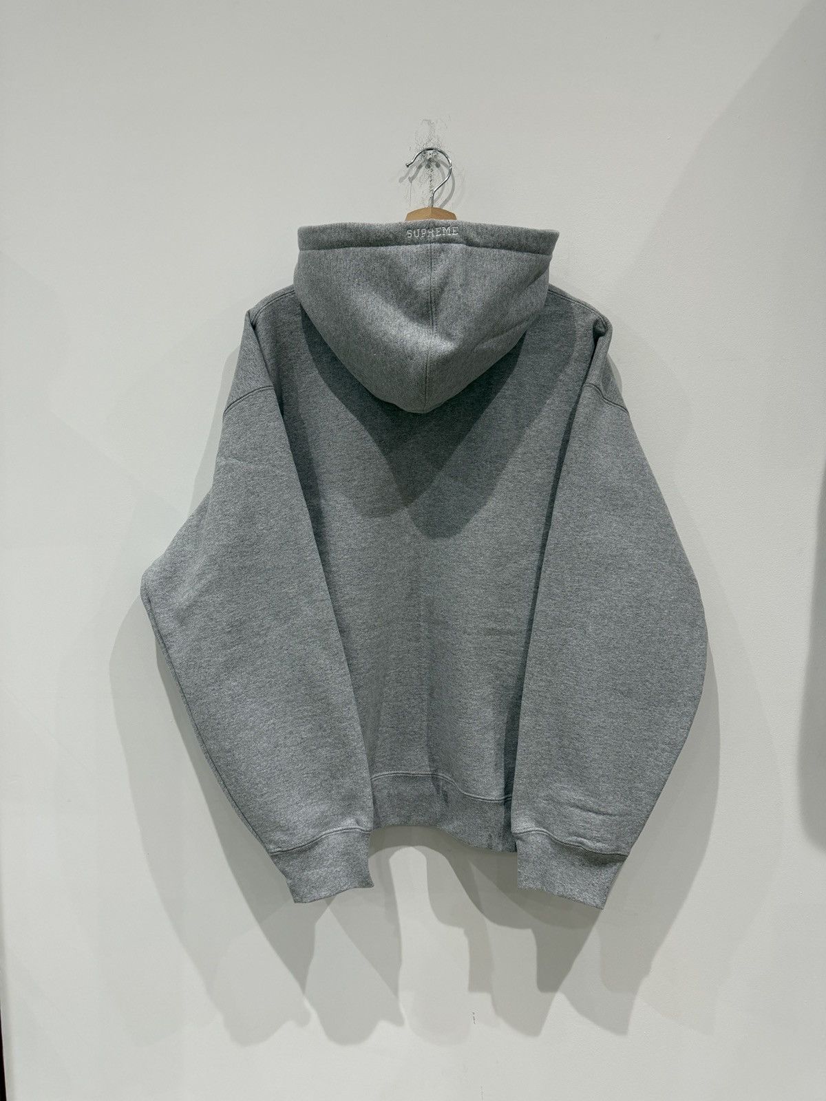 Supreme Supreme S Logo Zip Up Hoodie Heather Grey Size: L Size US L / EU 52-54 / 3 - 3 Thumbnail