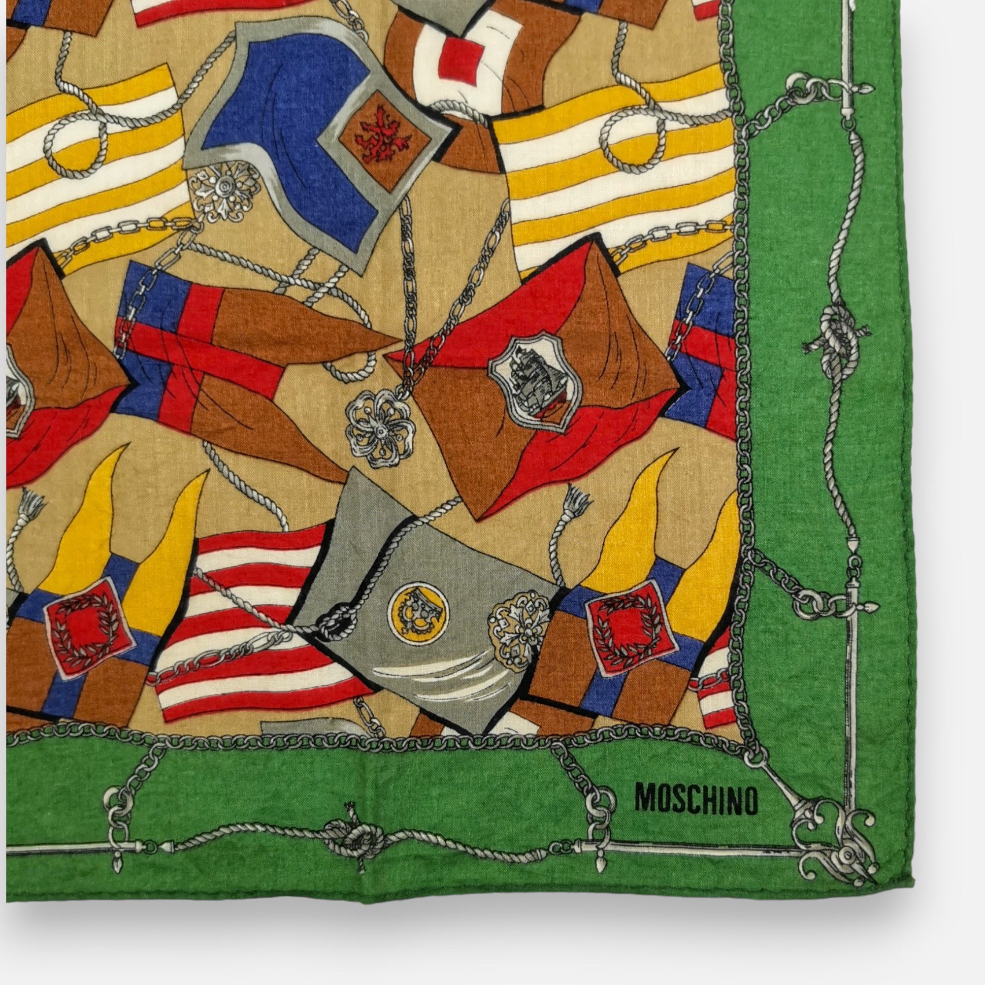 Moschino Vintage Moschino Handkerchief Pocket Square Bandana Size ONE SIZE - 4 Thumbnail