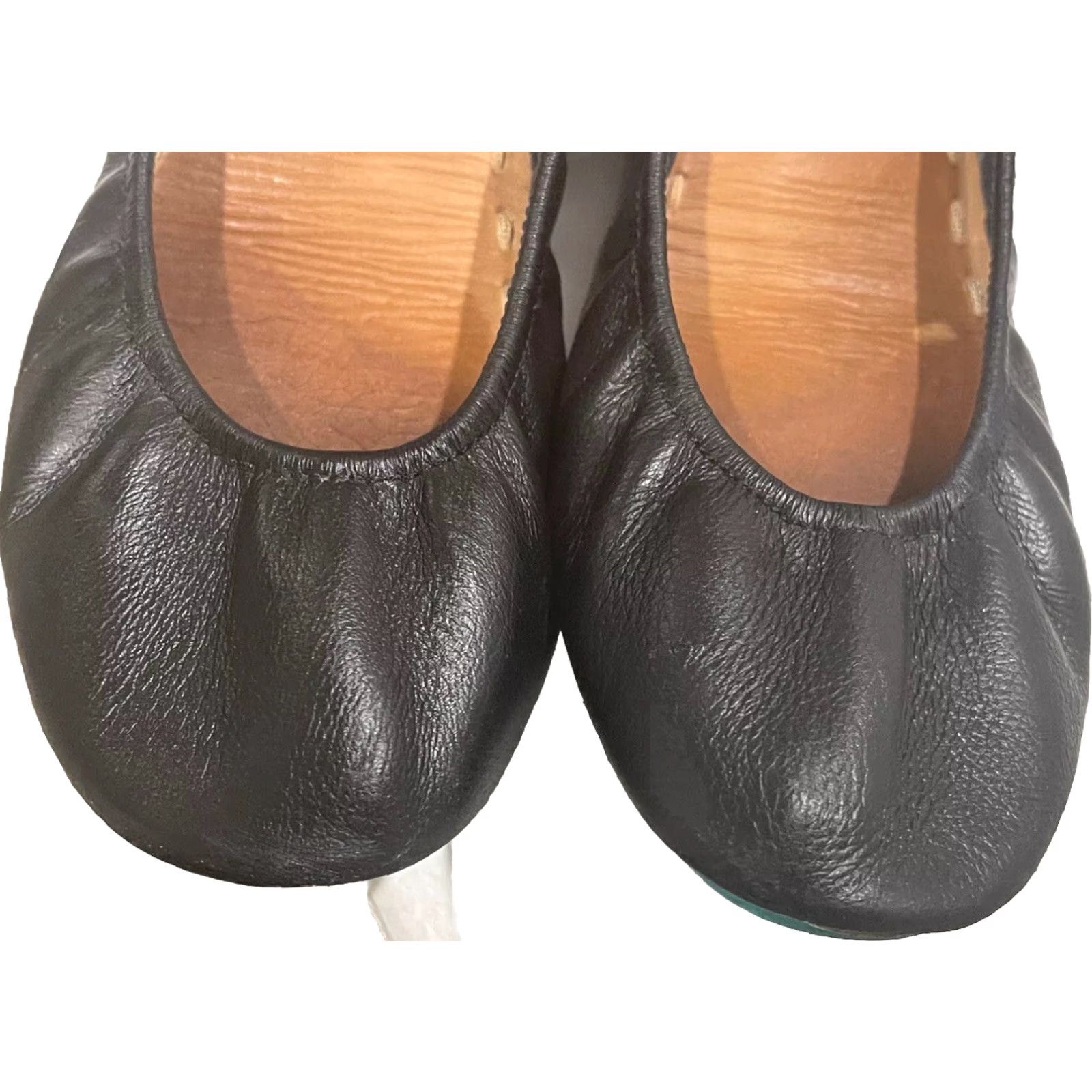 Vintage Tieks Flat Women Sz 8 Navy Blue Leather Comfort Ballet Flats Womens Size US 8 / IT 38 - 3 Thumbnail