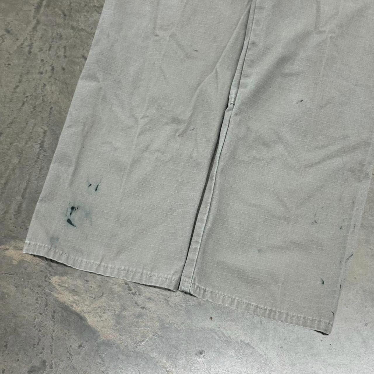 Vintage × Wrangler Vintage Y2K Wrangler Riggs Distressed Canvas Carpenter Pants Size US 30 / EU 46 - 3 Thumbnail