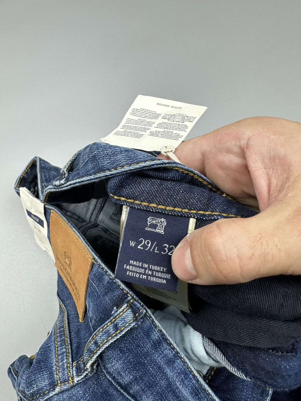 Scotch & Soda Scotch&Soda Washed Blue Skiny Jeans Ralston Size US 29 - 5 Thumbnail