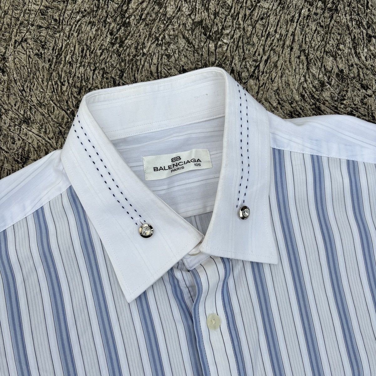 Balenciaga Vintage Balenciaga button shirt Size US XL / EU 56 / 4 - 5 Thumbnail