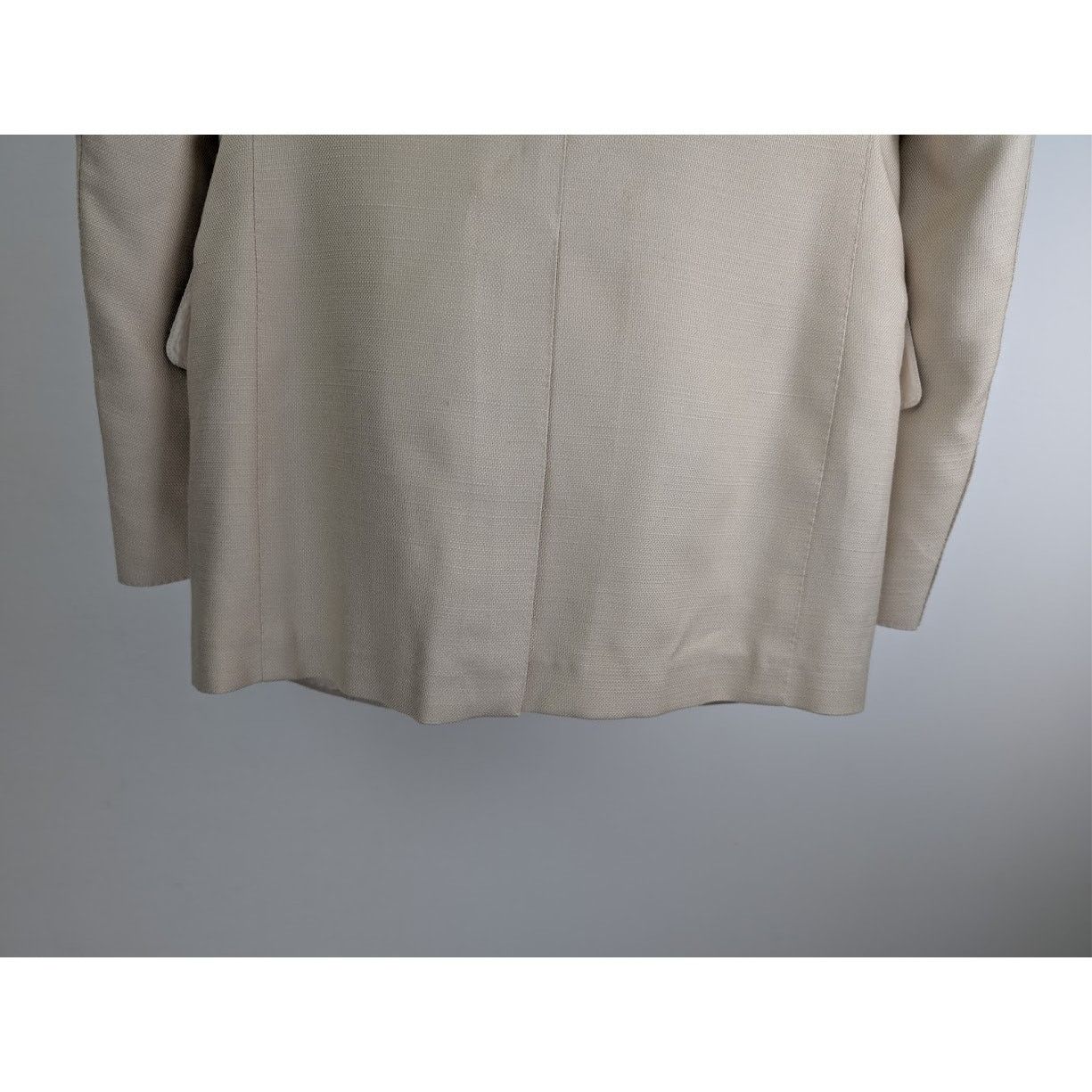 Tom Ford o1rshd1 Blazer Jacket in Cream Size US M / EU 48-50 / 2 - 13 Thumbnail