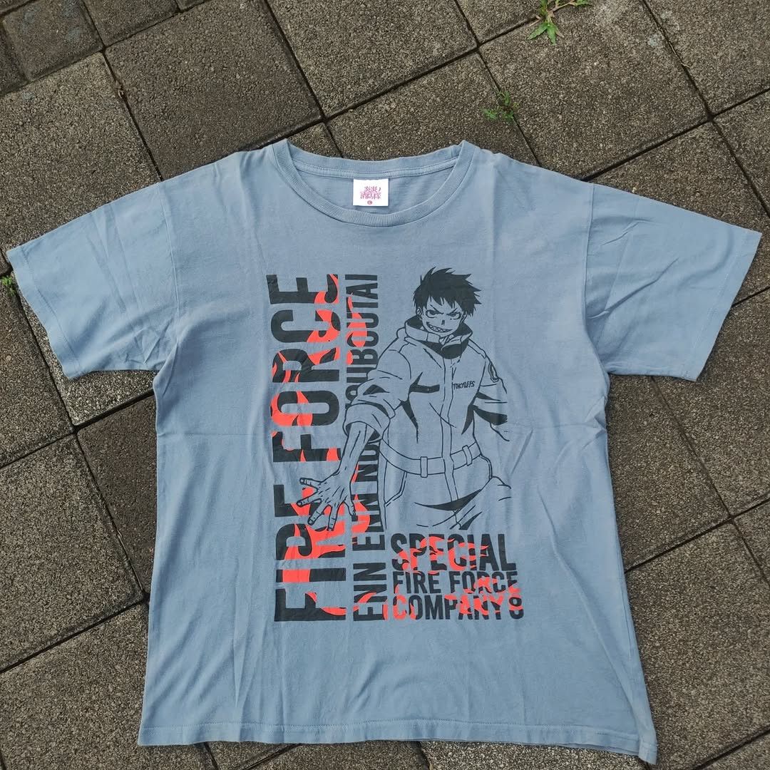 Anime Rare Enen no Shouboutai Fireforce Anime Tee Size US L / EU 52-54 / 3 - 2 Thumbnail