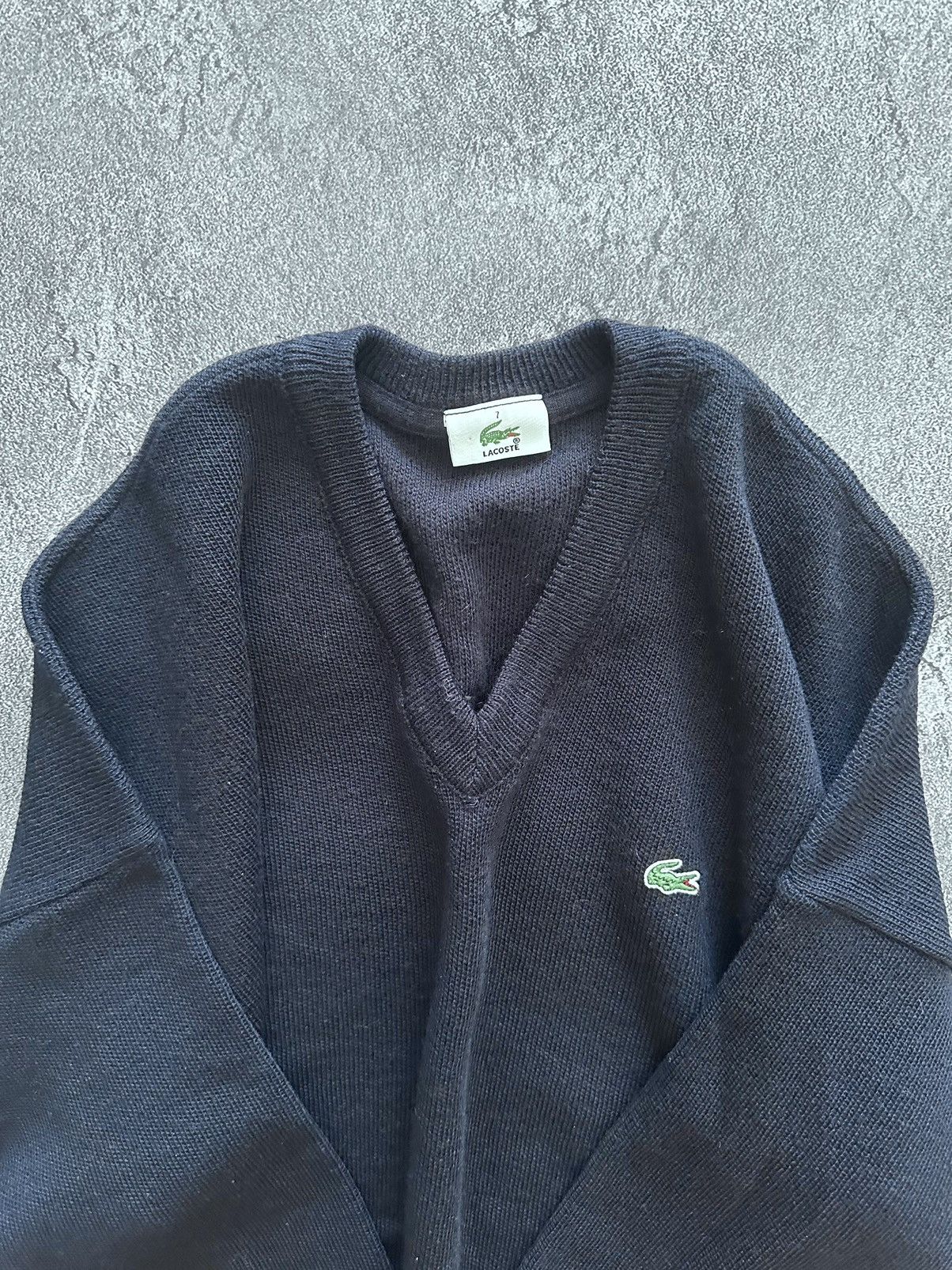 Lacoste 🐊 Vintage Lacoste 90s Sweater Knit Sweater Size US XL / EU 56 / 4 - 4 Thumbnail