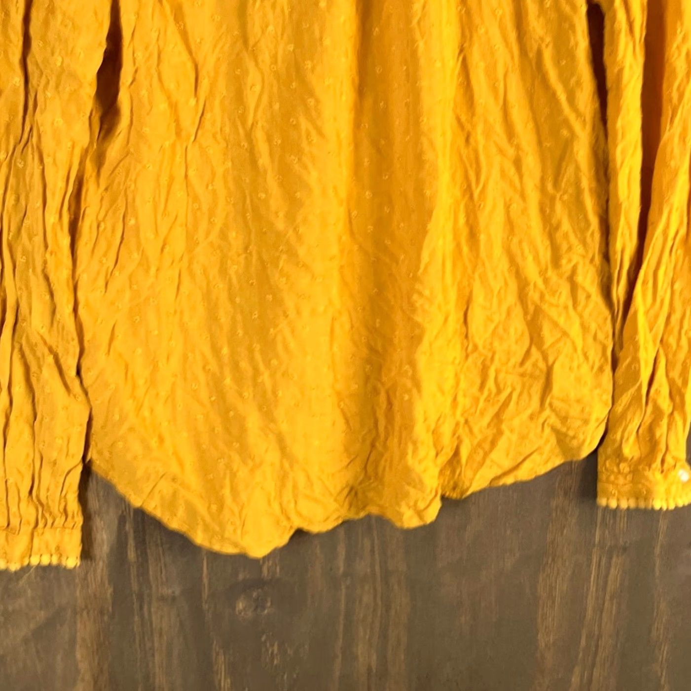 Loft LOFT Yellow Women's Blouse Small Round Neck Popcorn Keyhole Front]] User: LOFT Yellow Women's Blouse Small Round Neck Popcorn Keyhole Front Size S / US 4 / IT 40 - 3 Thumbnail